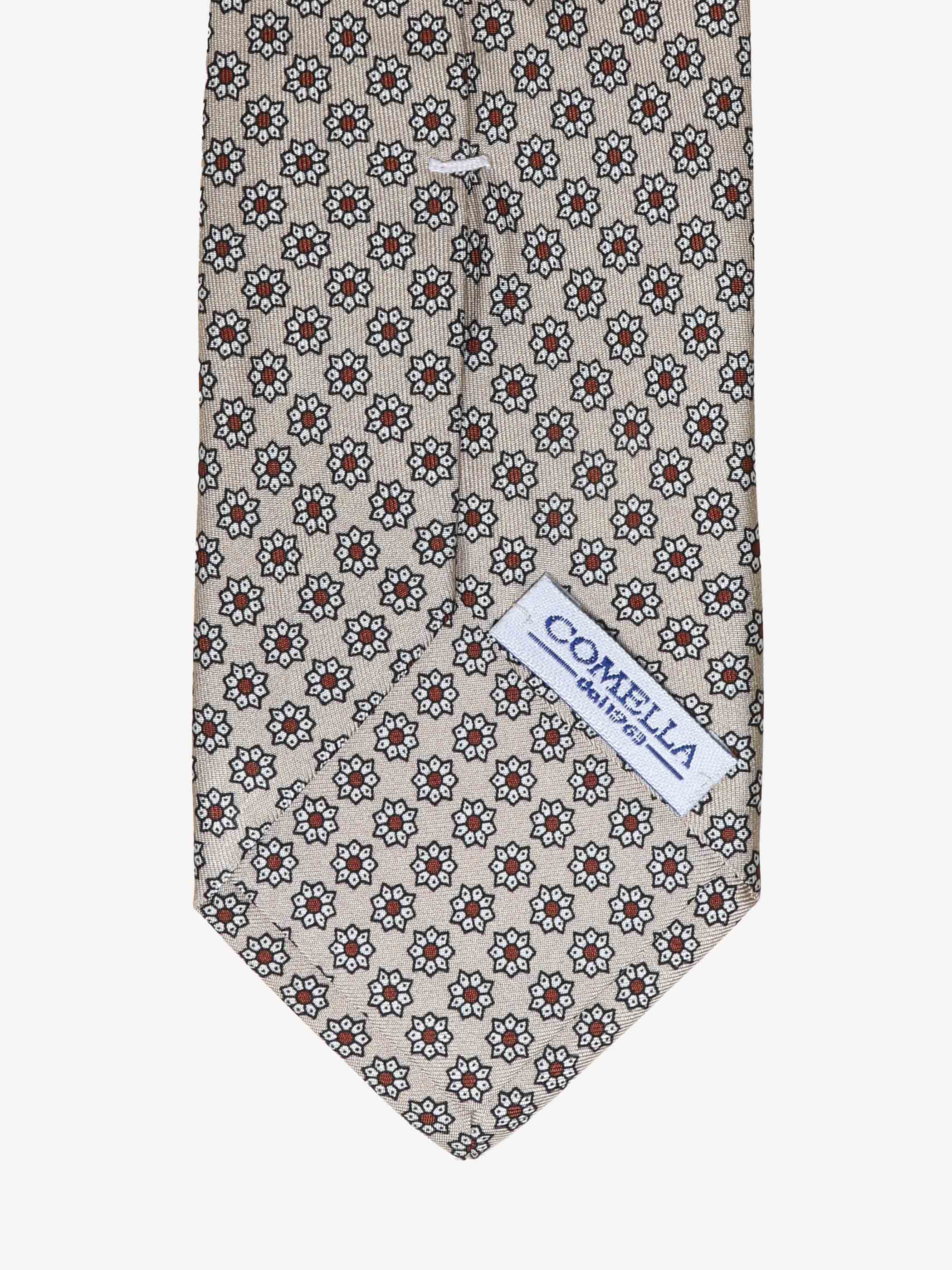 Cravatta con fantasia - Beige