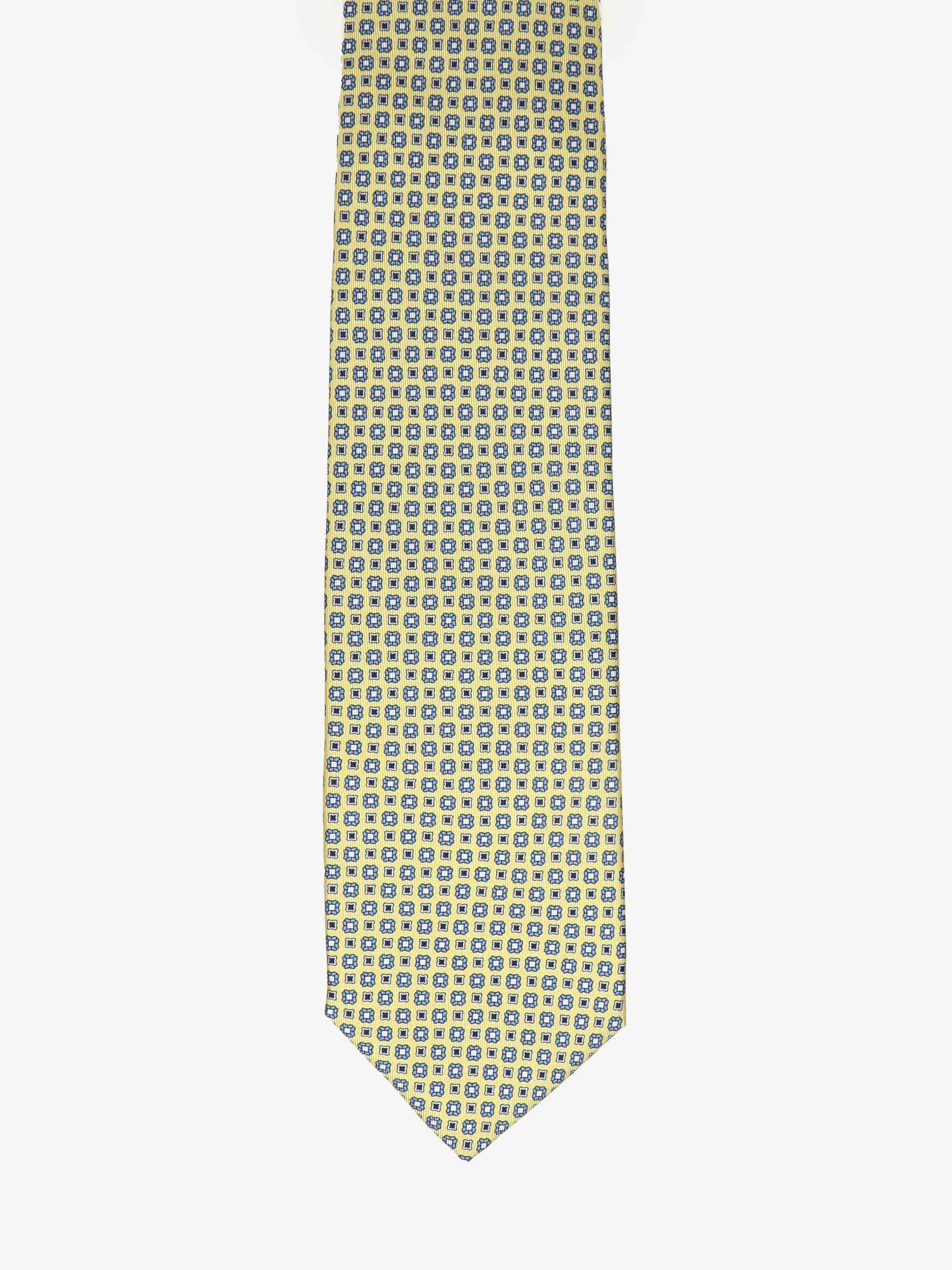 Cravatta con fantasia - Gialla