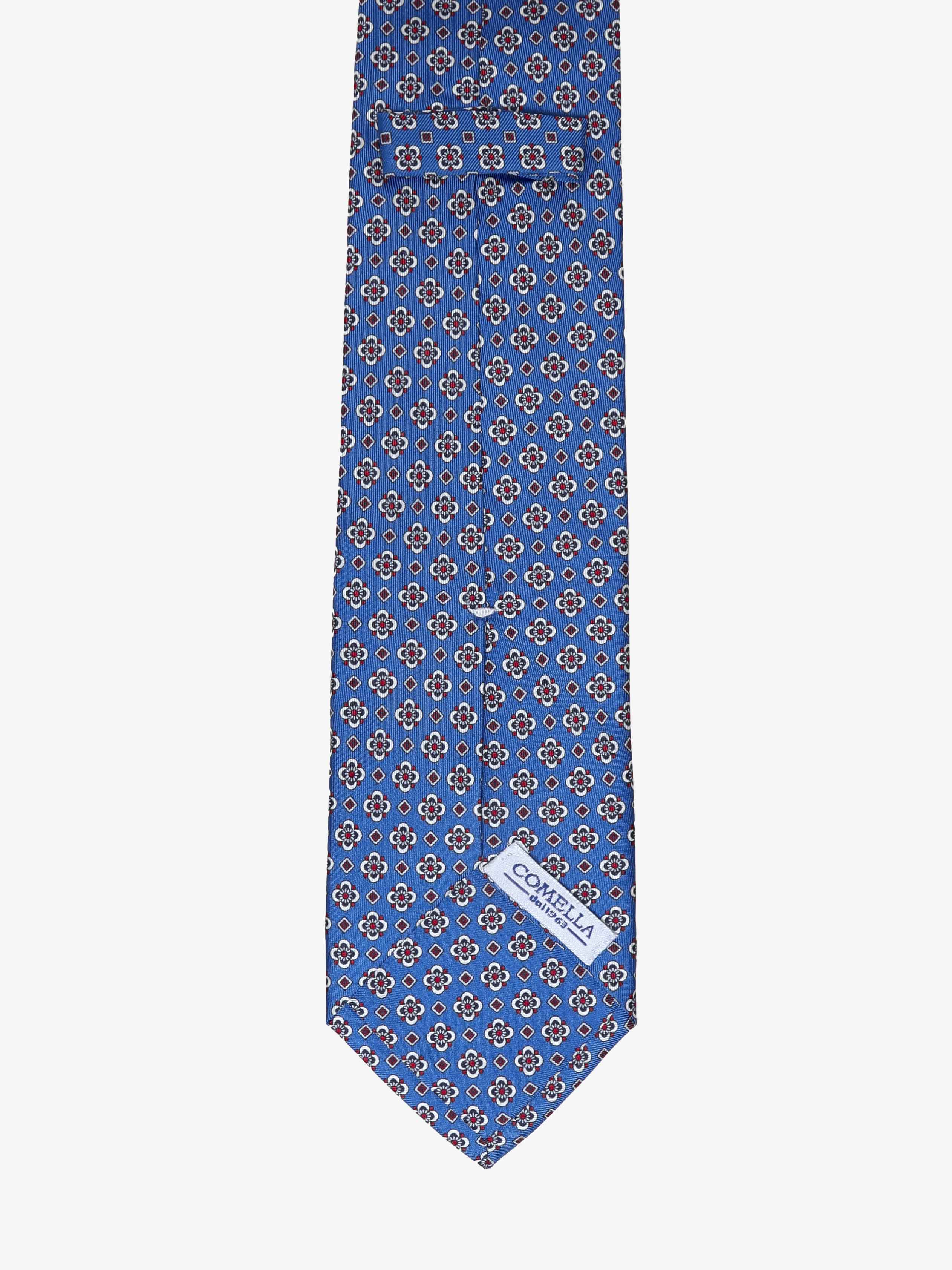 Cravatta con fantasia - Blu