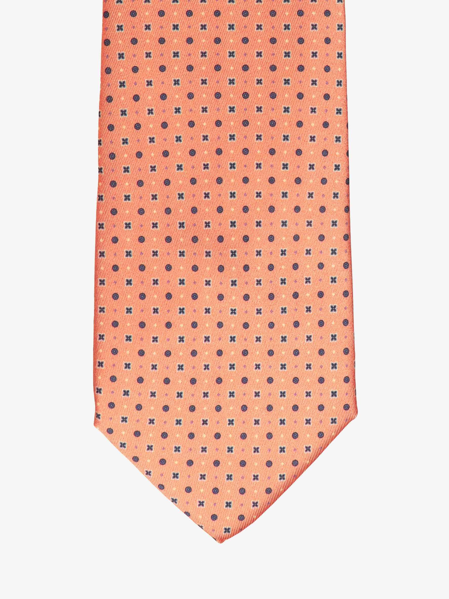 Cravatta con fantasia - Arancione