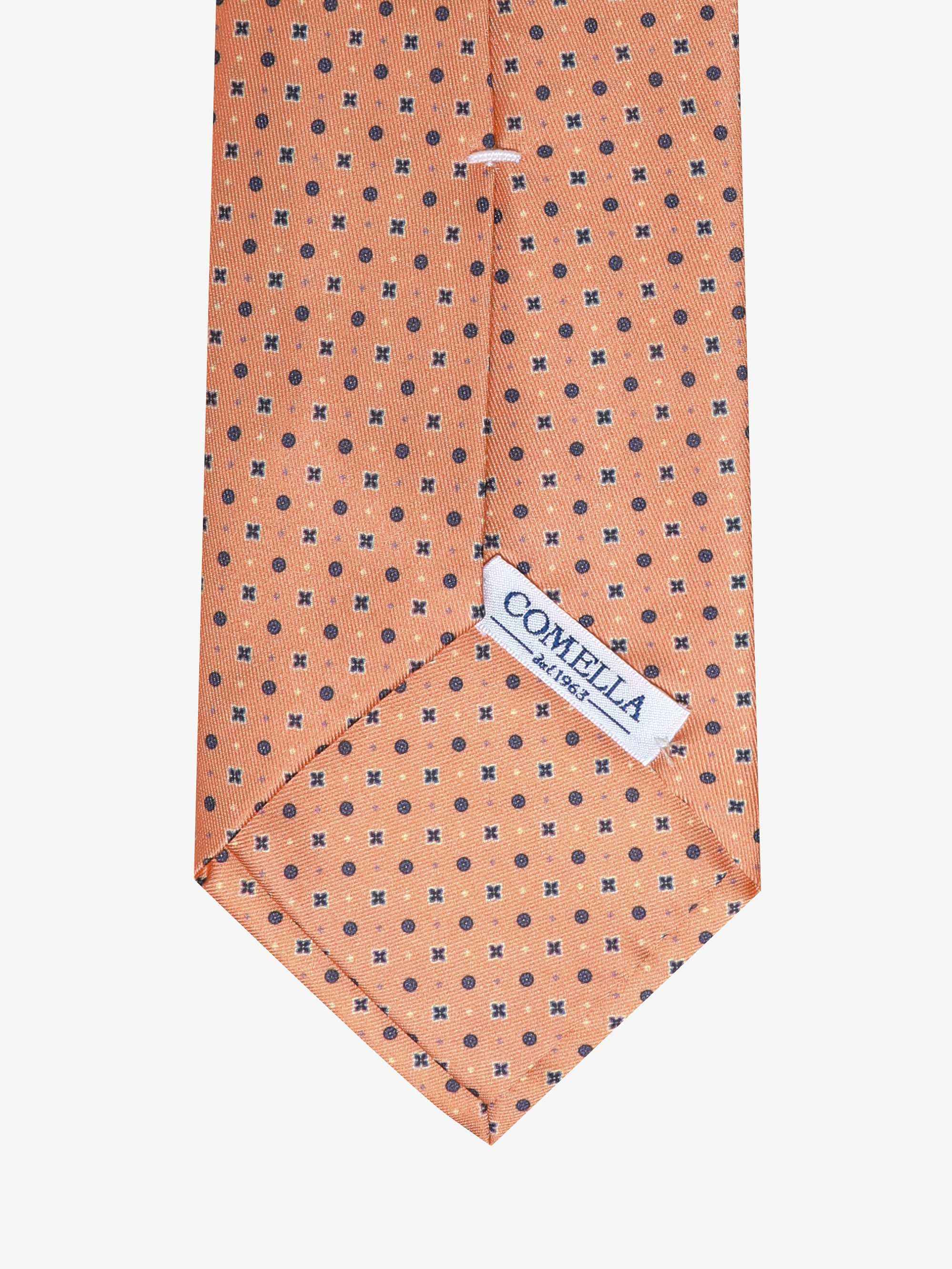 Cravatta con fantasia - Arancione