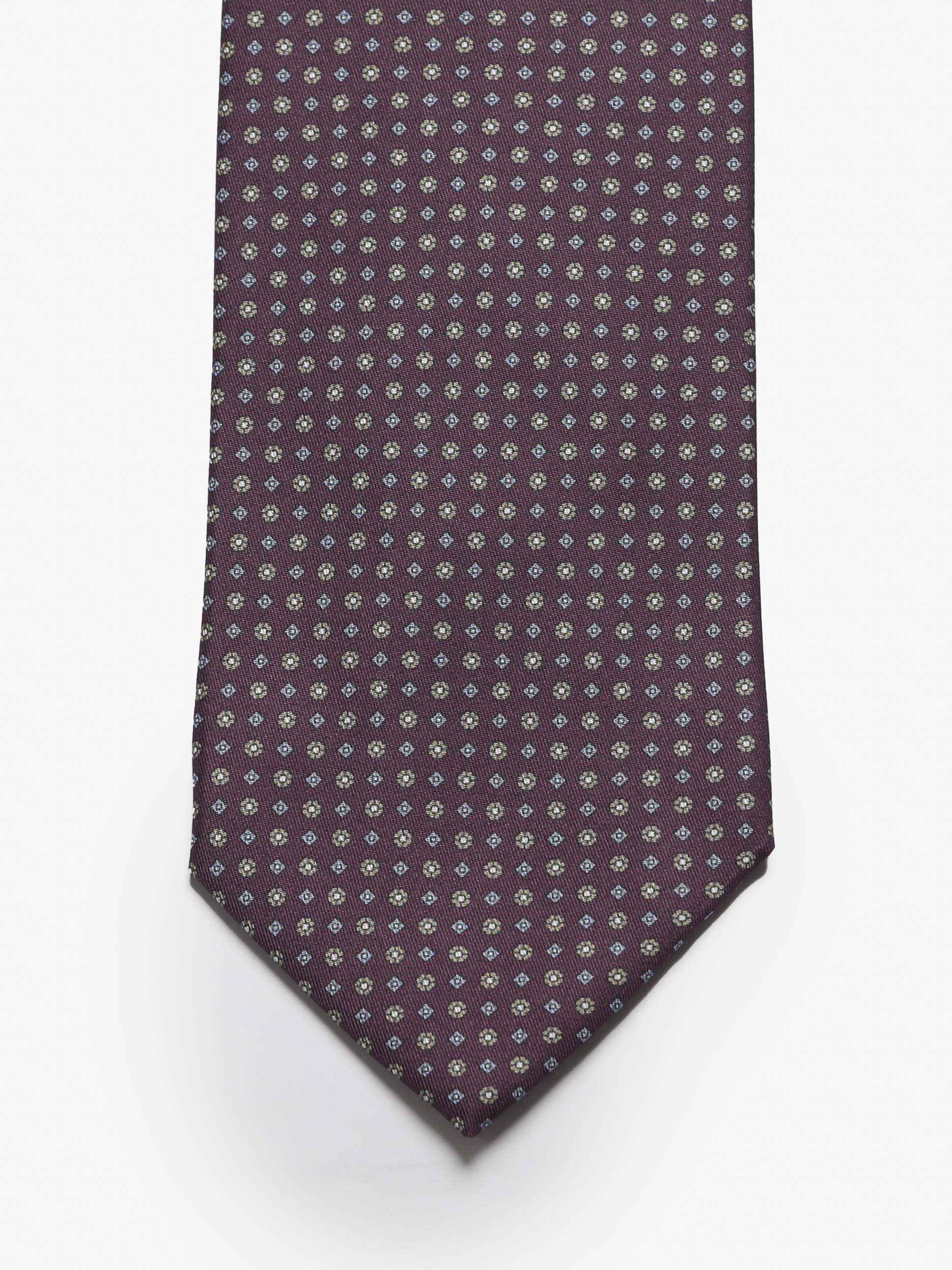 Cravatta sartoriale 5 pieghe - Rosso Bordeaux - Comella Sartoria