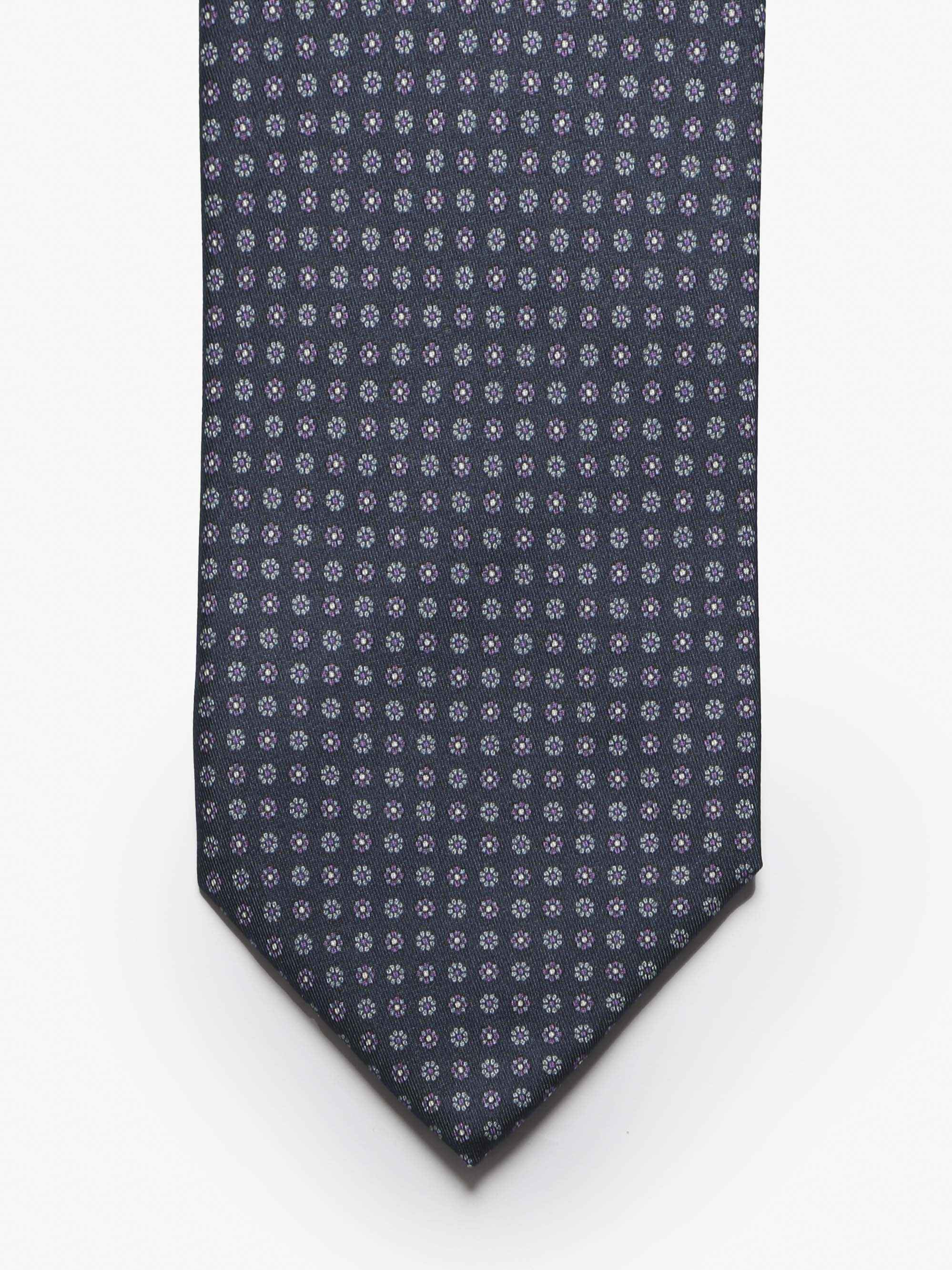 Cravatta sartoriale 5 pieghe - Blu - Comella Sartoria