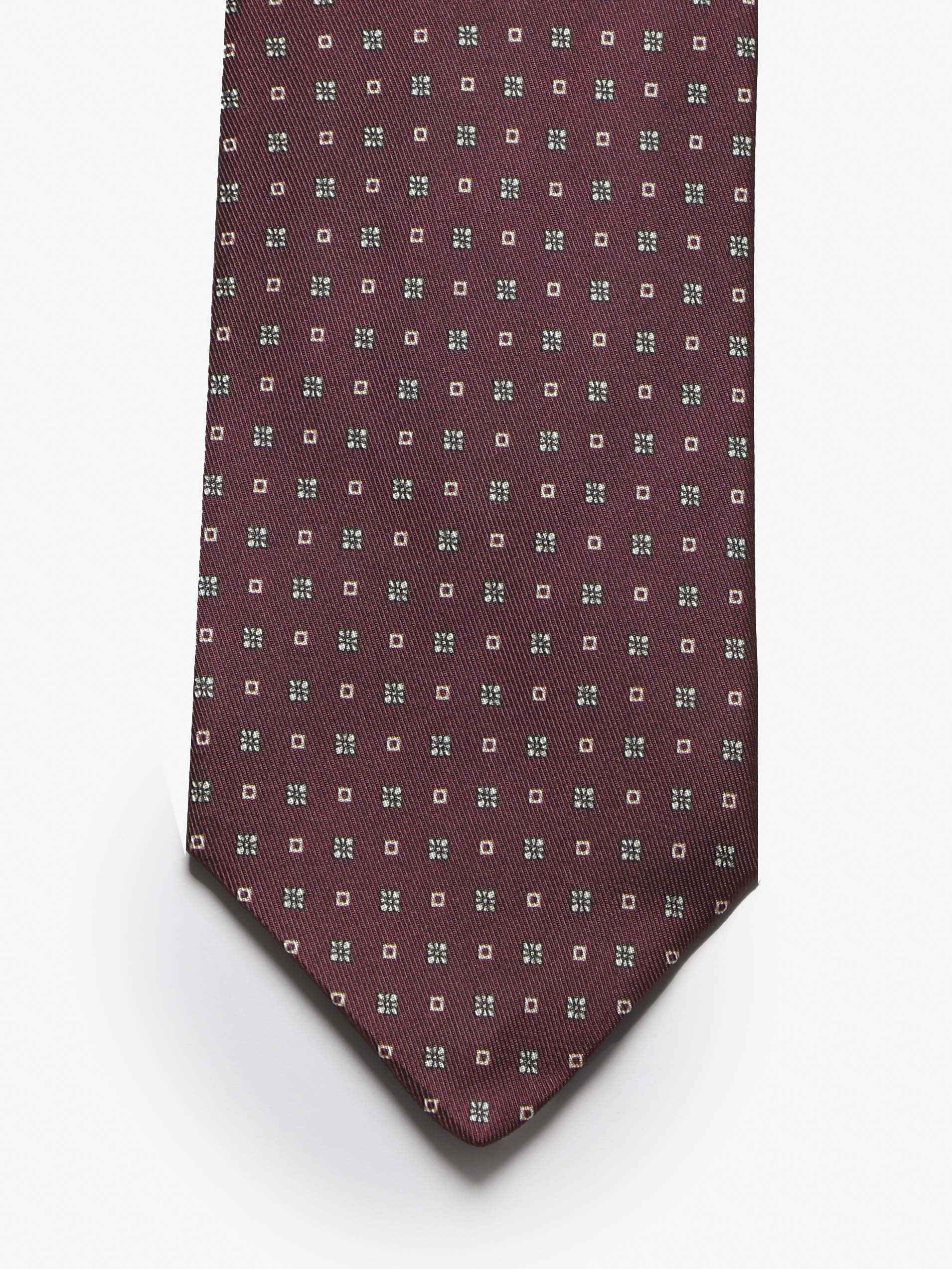 Cravatta sartoriale 5 pieghe - Rosso - Comella Sartoria