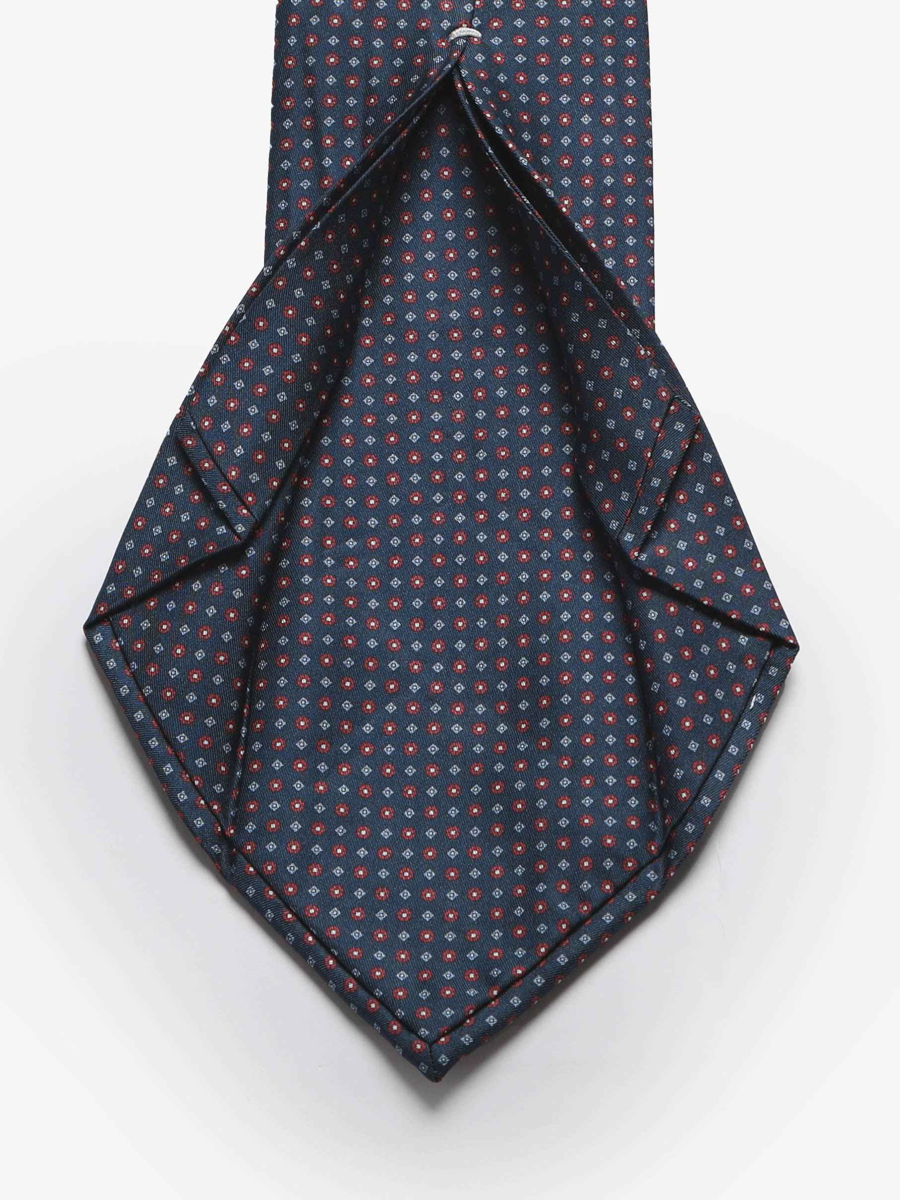 Cravatta sartoriale 5 pieghe - Blu Scuro - Comella Sartoria