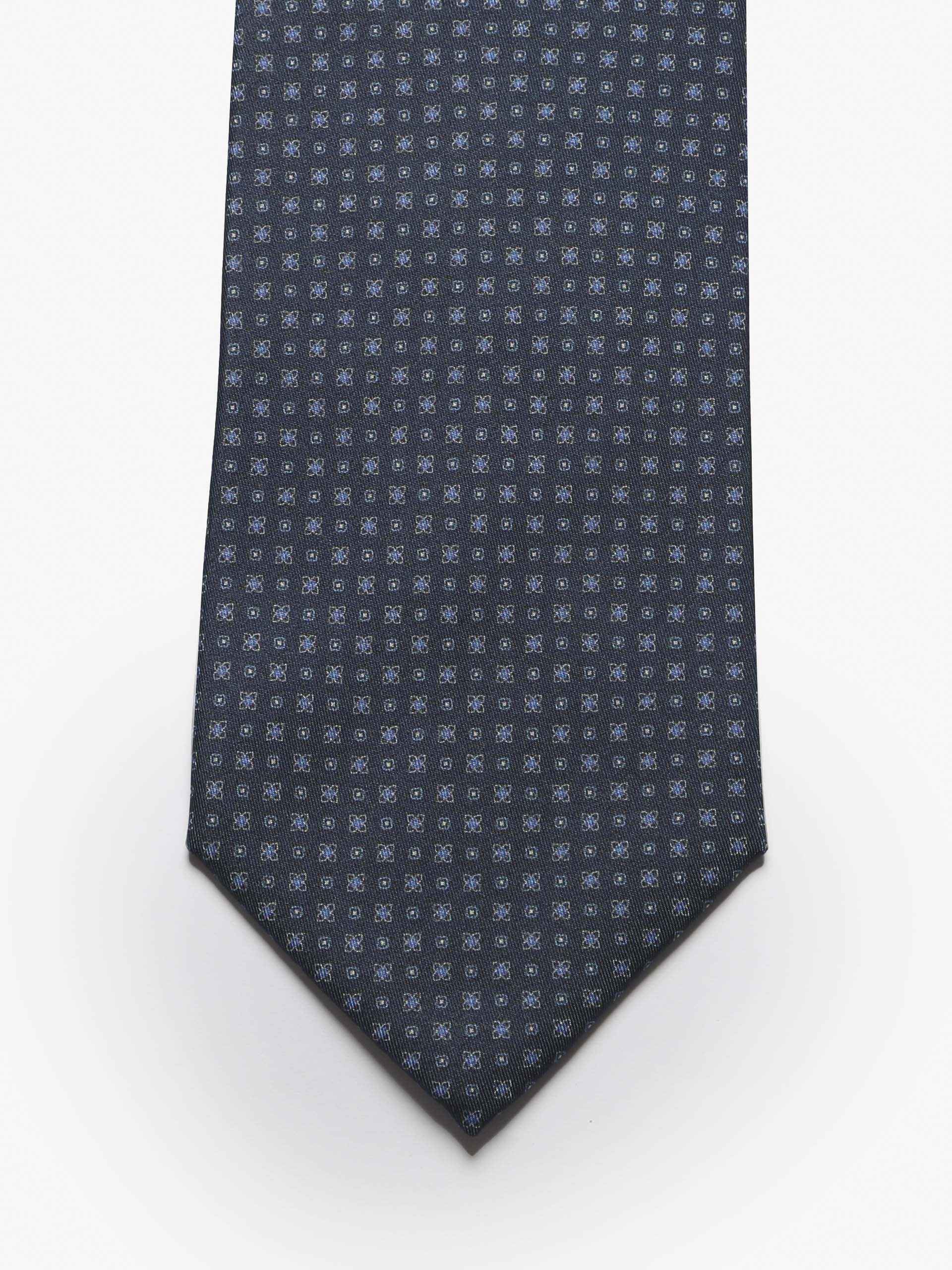 Cravatta sartoriale 5 pieghe - Blu - Comella Sartoria