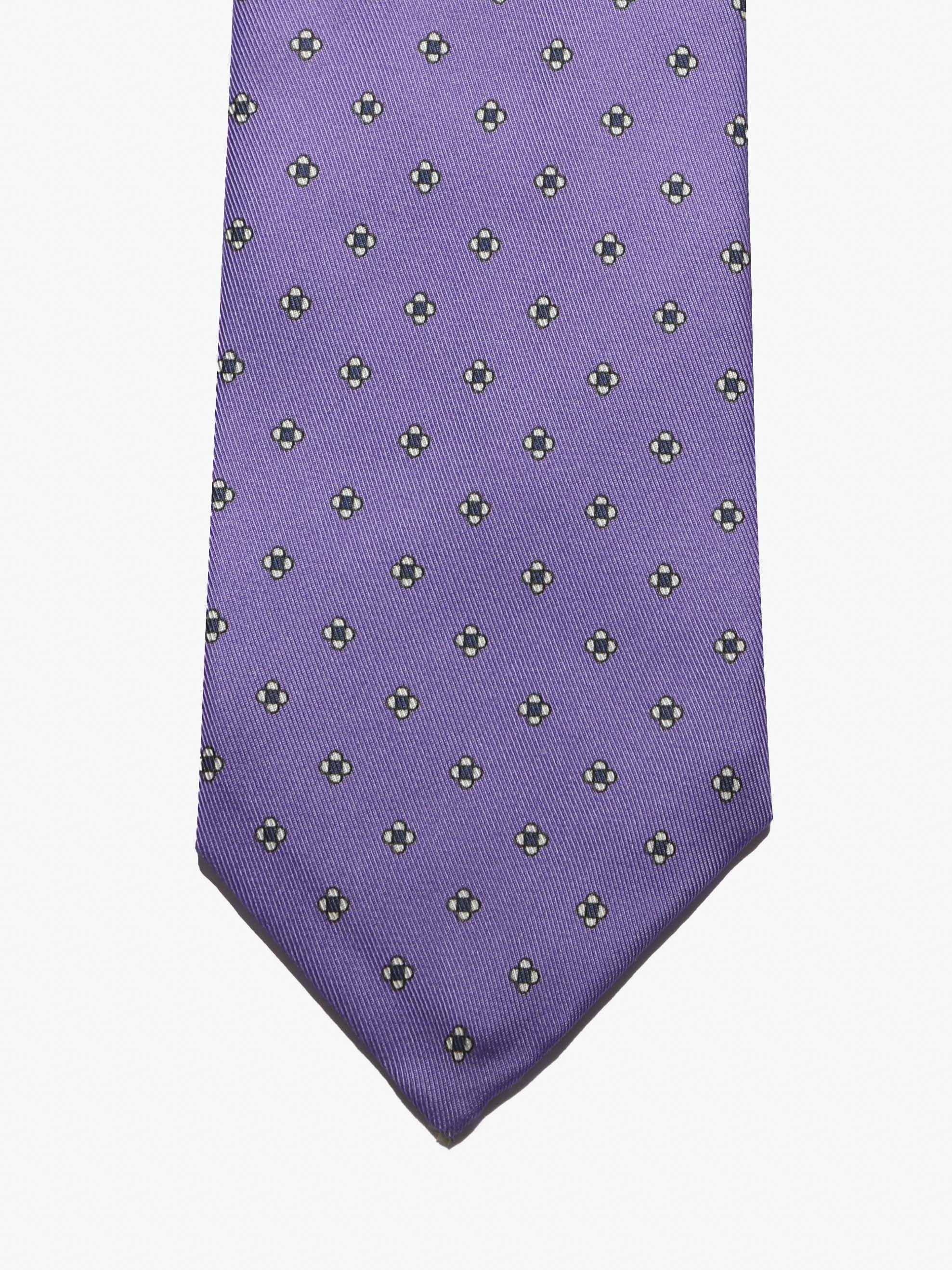 Cravatta sartoriale 5 pieghe - Porpora - Comella Sartoria