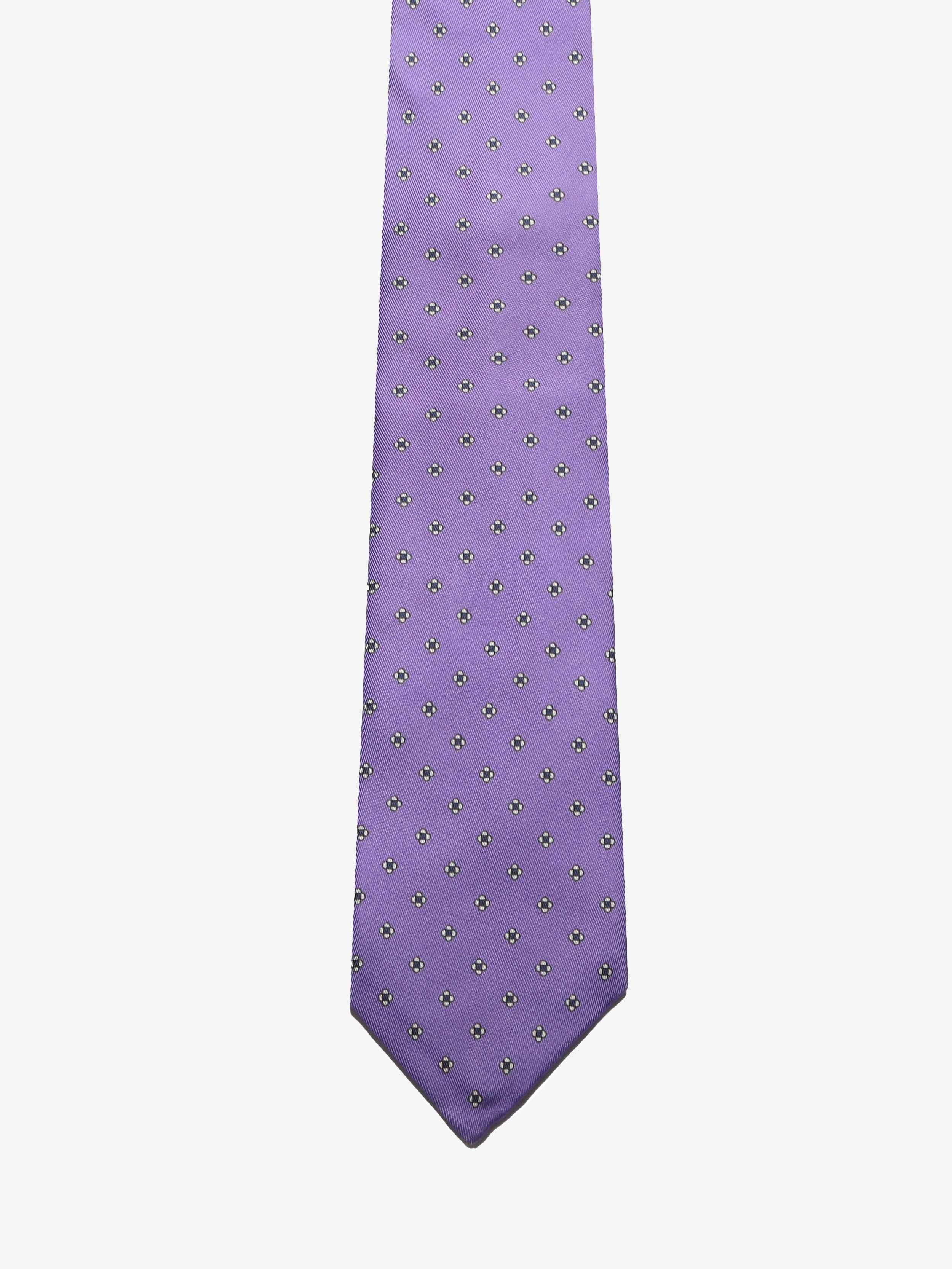 Cravatta sartoriale 5 pieghe - Porpora - Comella Sartoria