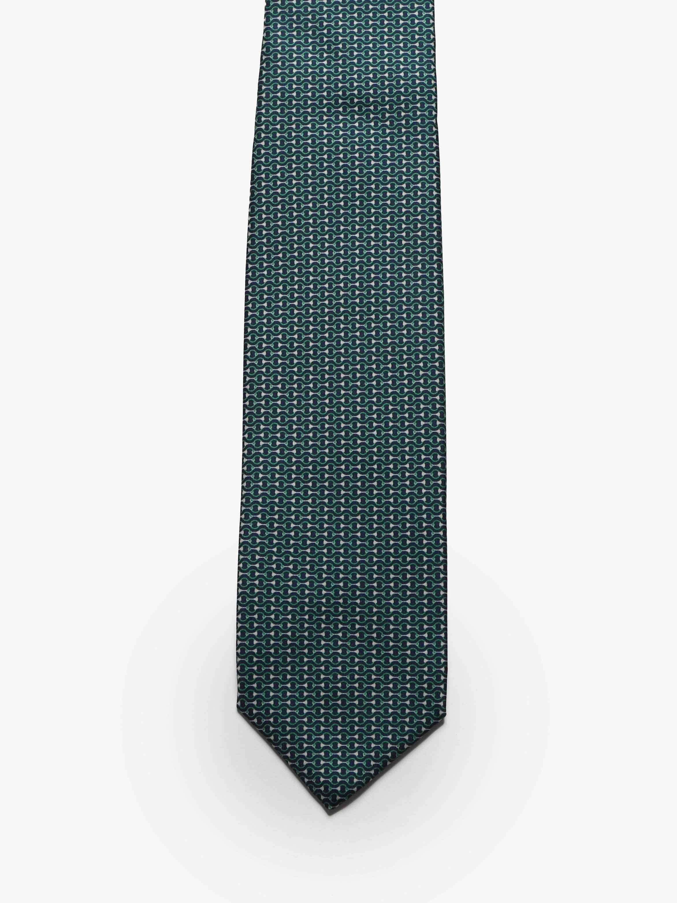 Cravatta sartoriale 5 pieghe - Verde - Comella Sartoria