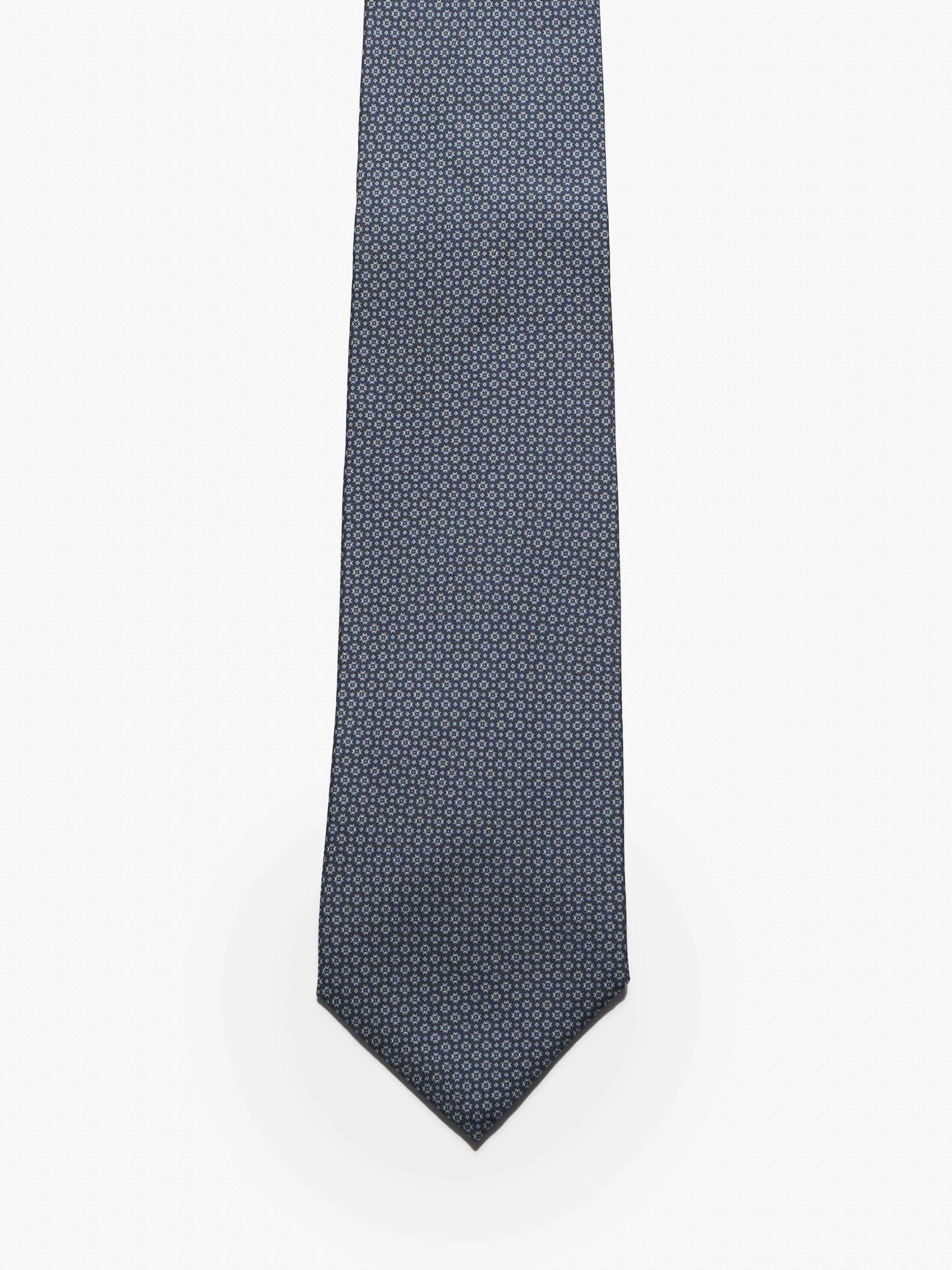 Cravatta sartoriale 5 pieghe - Blu - Comella Sartoria