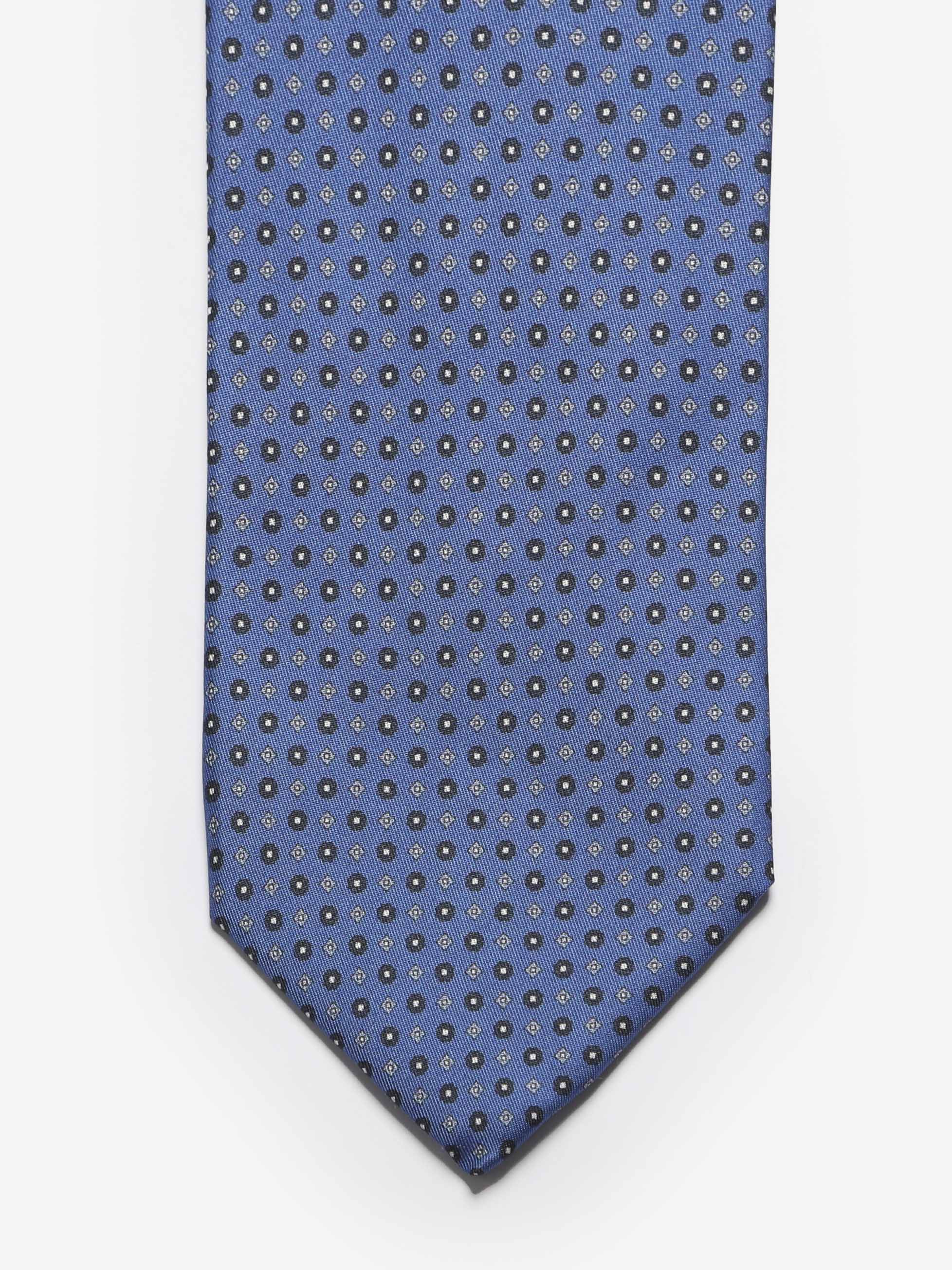 Cravatta sartoriale 5 pieghe - Blu