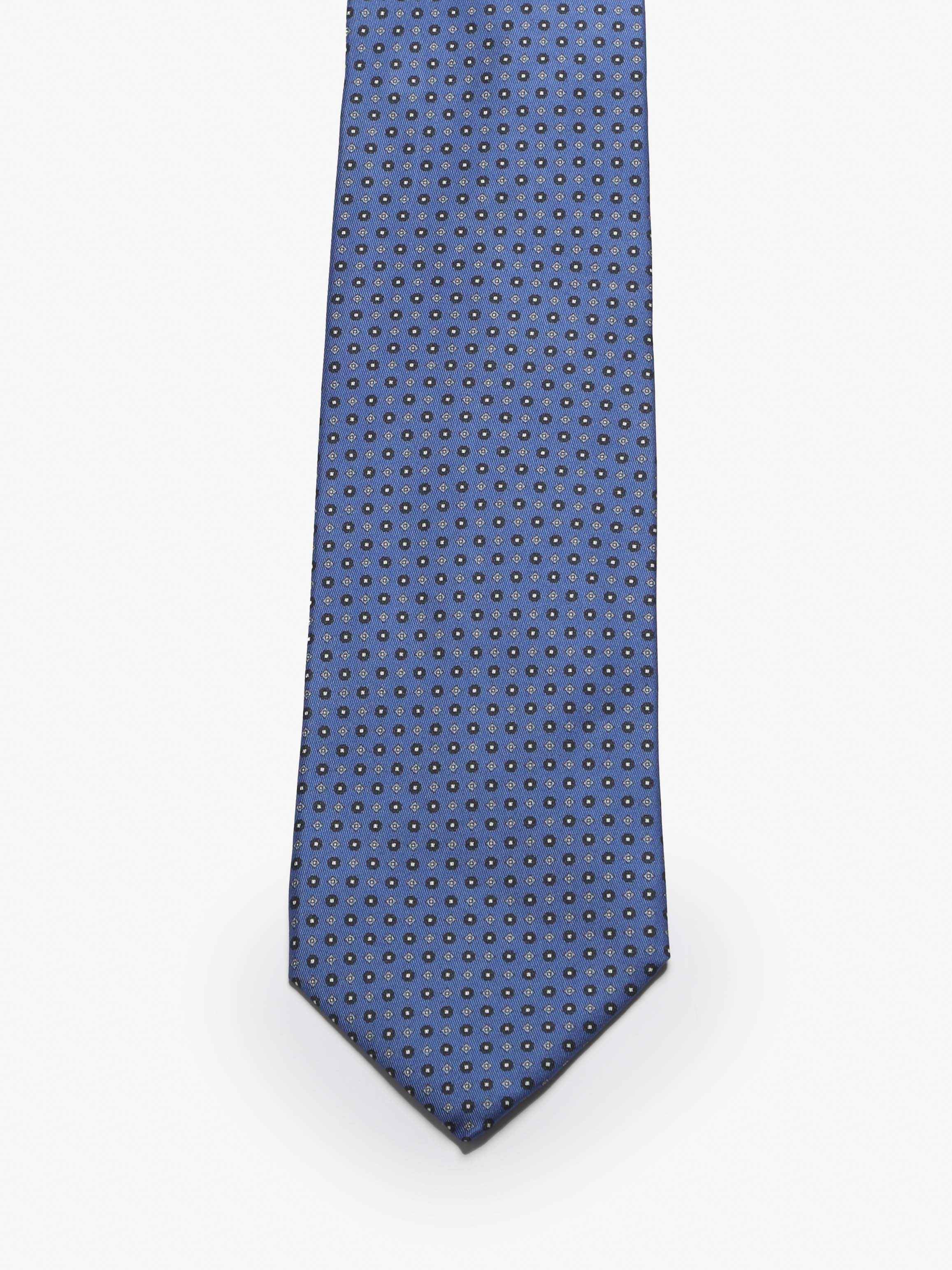 Cravatta sartoriale 5 pieghe - Blu - Comella Sartoria