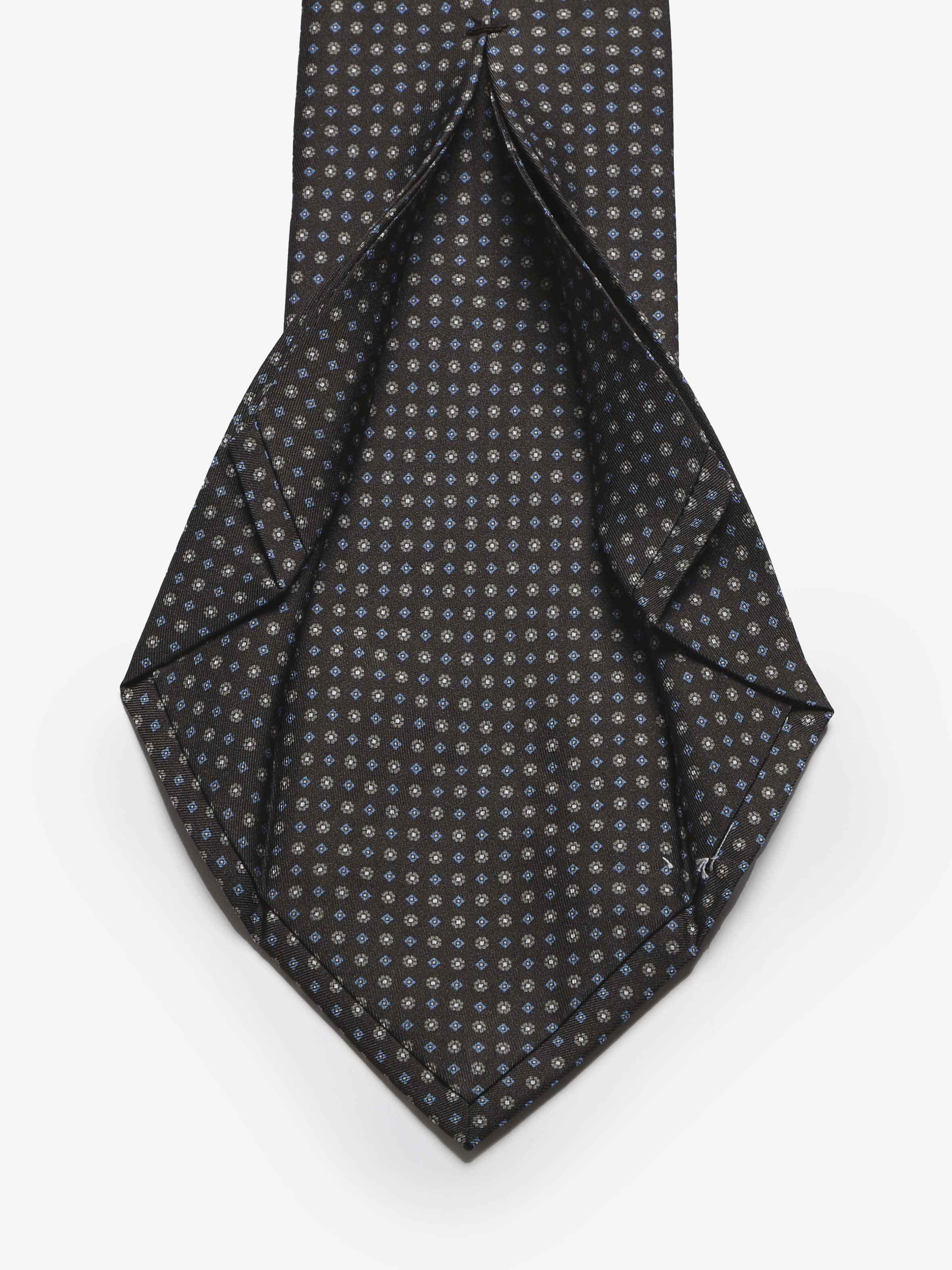 Cravatta sartoriale 5 pieghe - Nero - Comella Sartoria