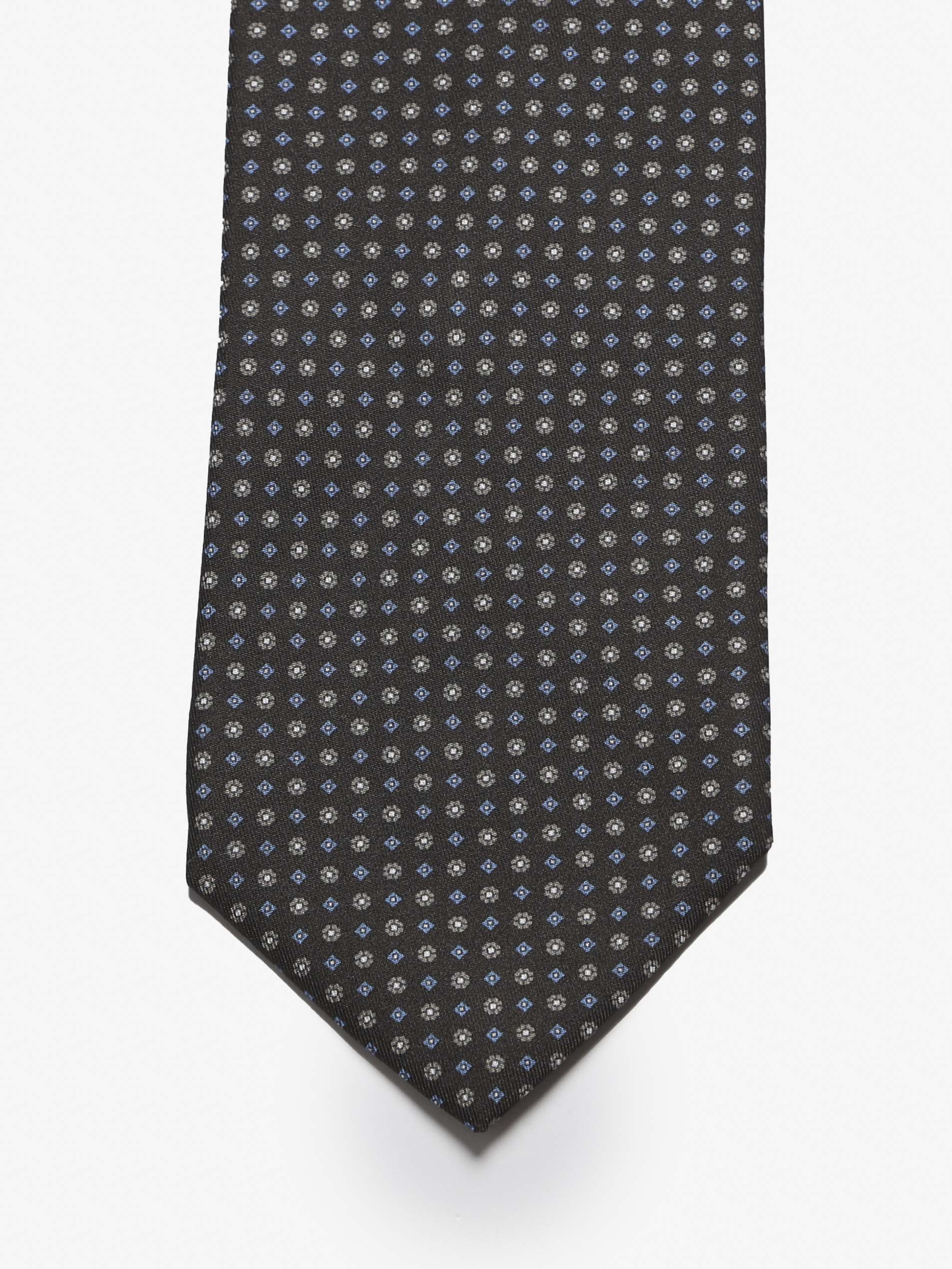 Cravatta sartoriale 5 pieghe - Nero