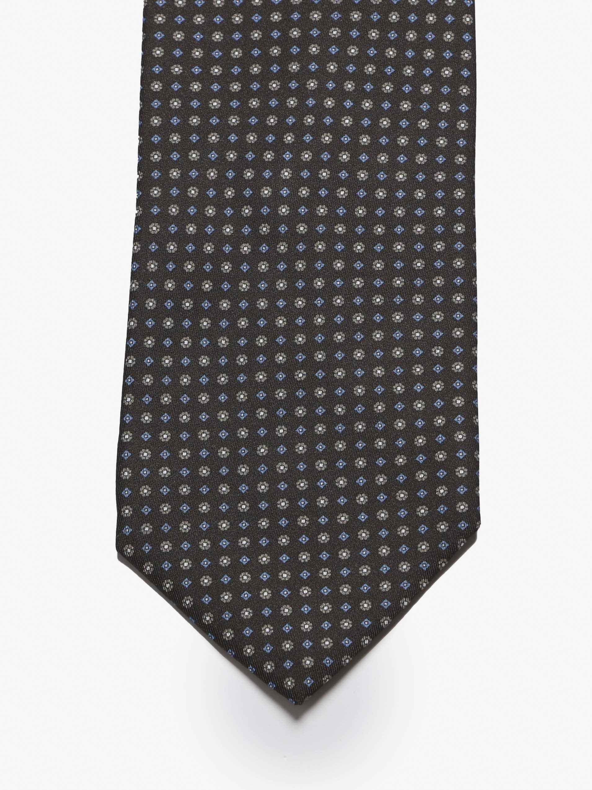 Cravatta sartoriale 5 pieghe - Nero - Comella Sartoria