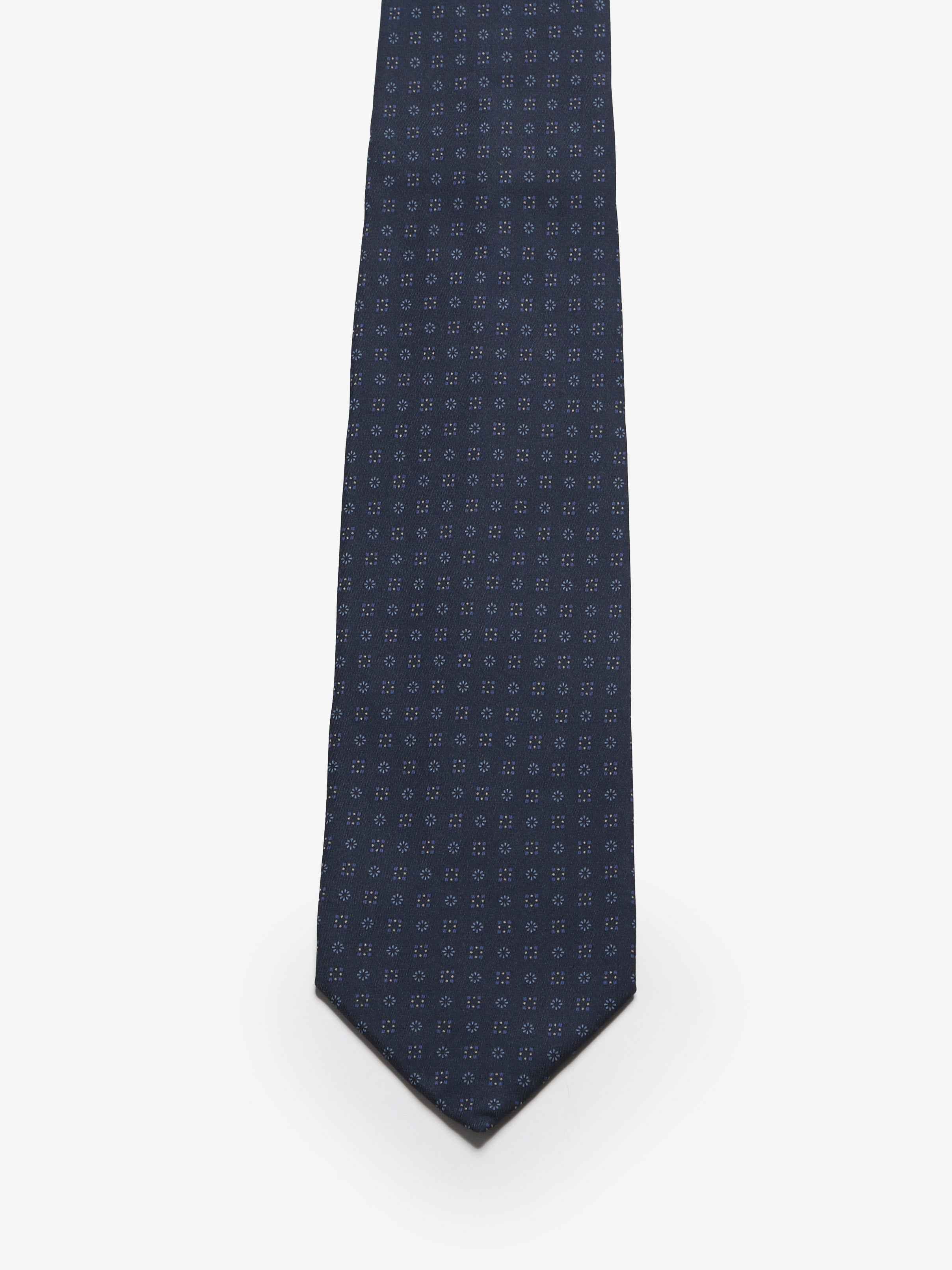 Cravatta sartoriale 5 pieghe - Blu Scuro - Comella Sartoria