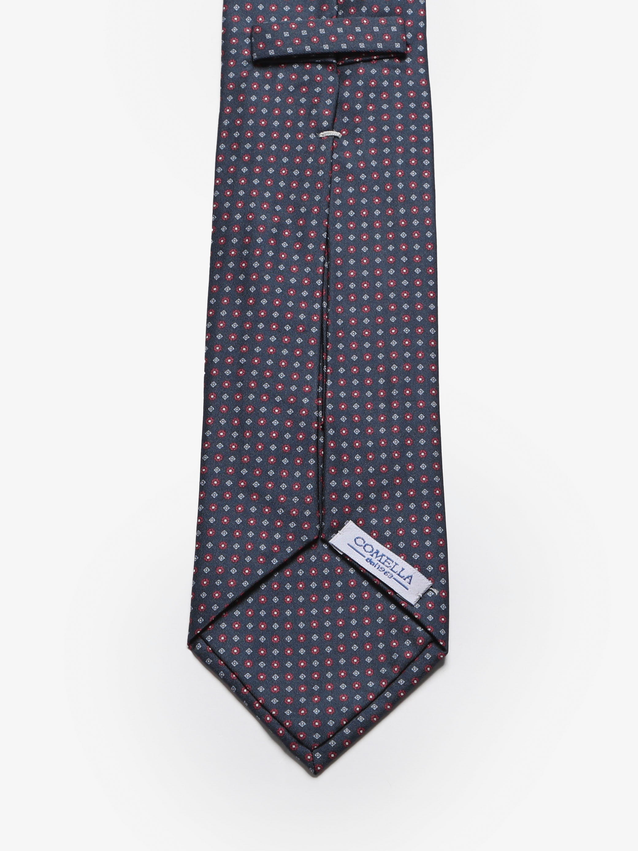 Cravatta sartoriale 5 pieghe - Blu Scuro
