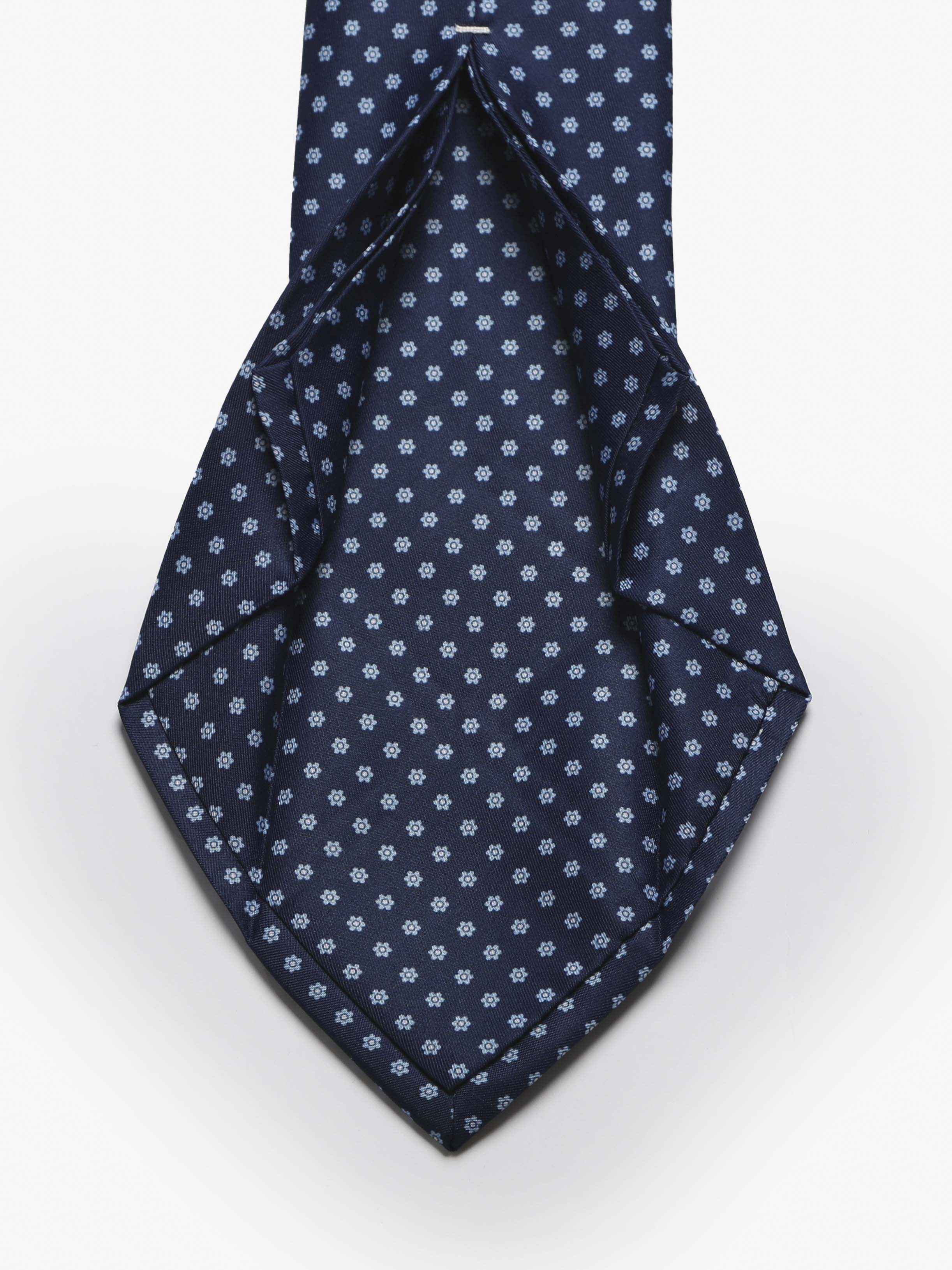 Cravatta sartoriale 5 pieghe - Blu - Comella Sartoria