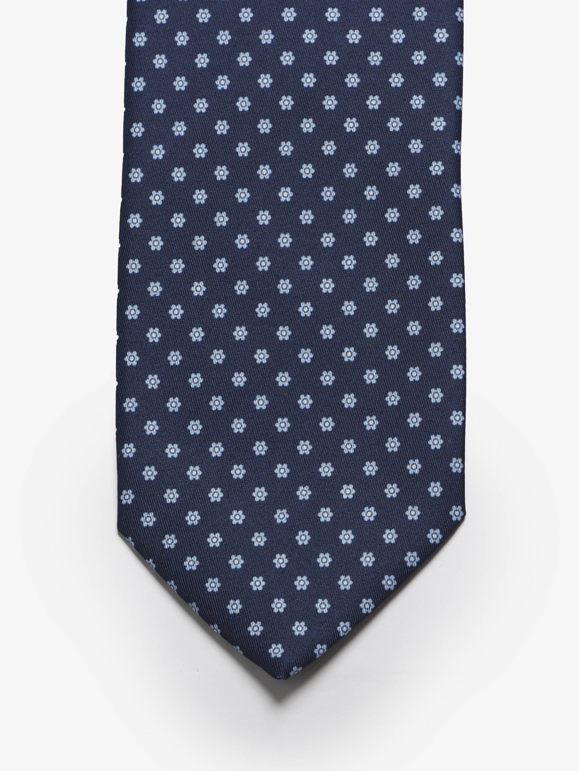 Cravatta sartoriale 5 pieghe - Blu
