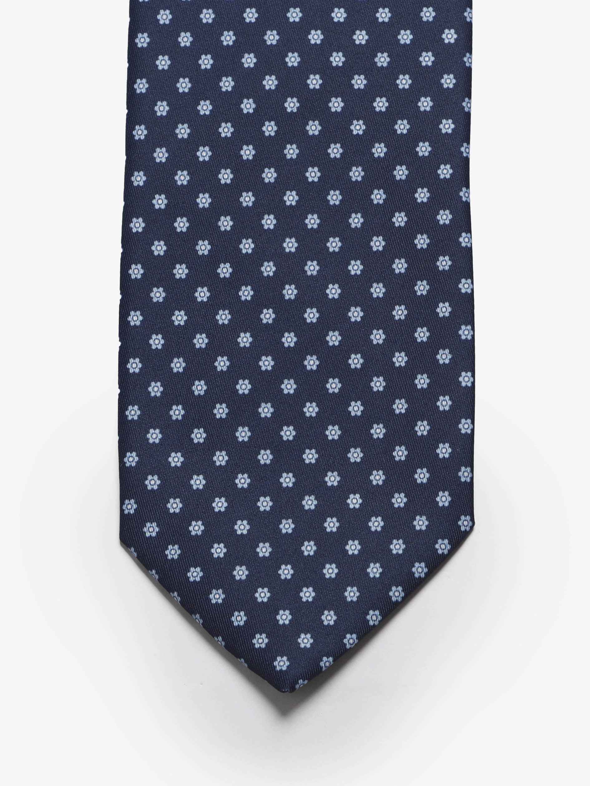 Cravatta sartoriale 5 pieghe - Blu - Comella Sartoria