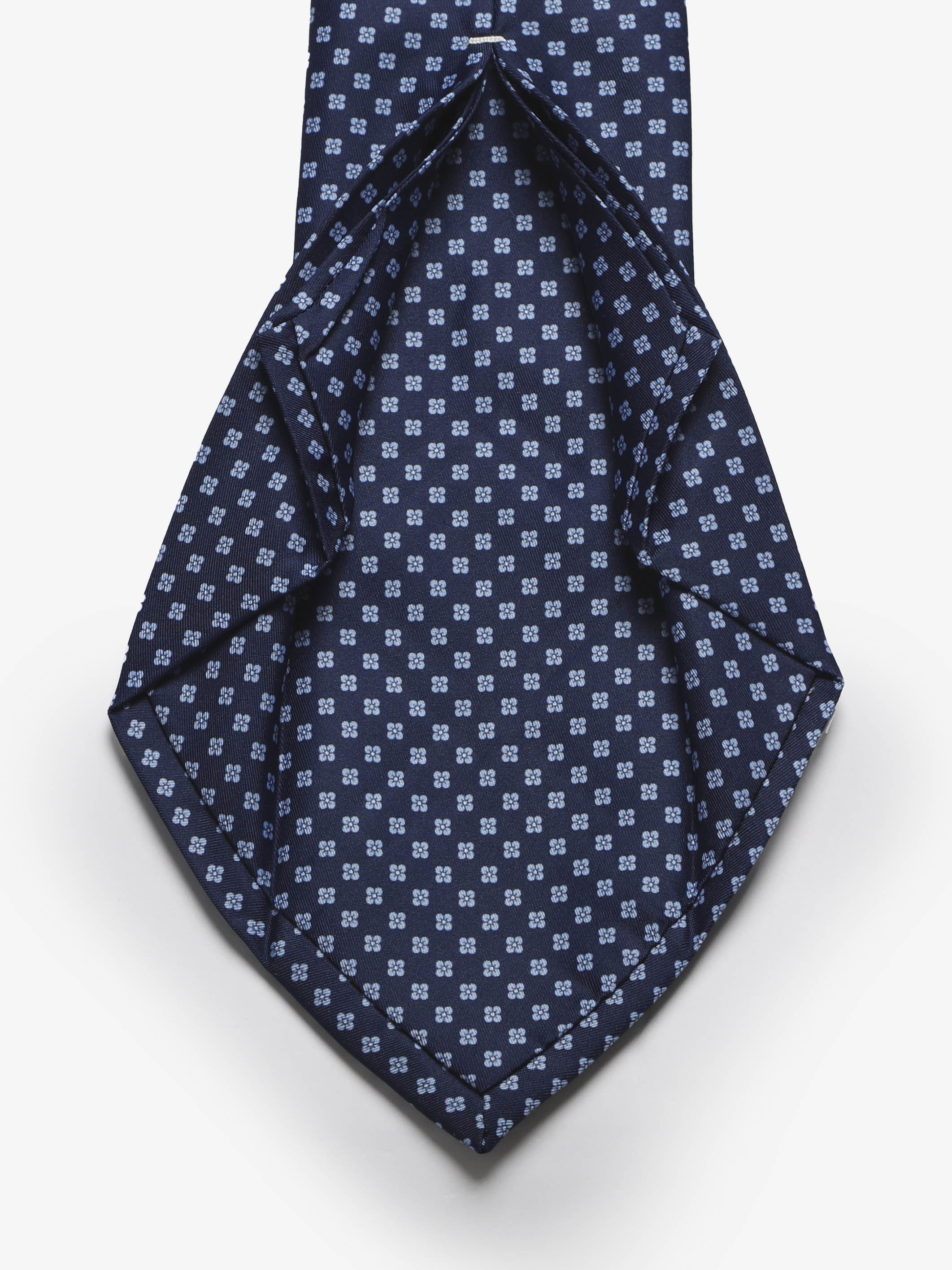 Cravatta sartoriale 5 pieghe - Blu