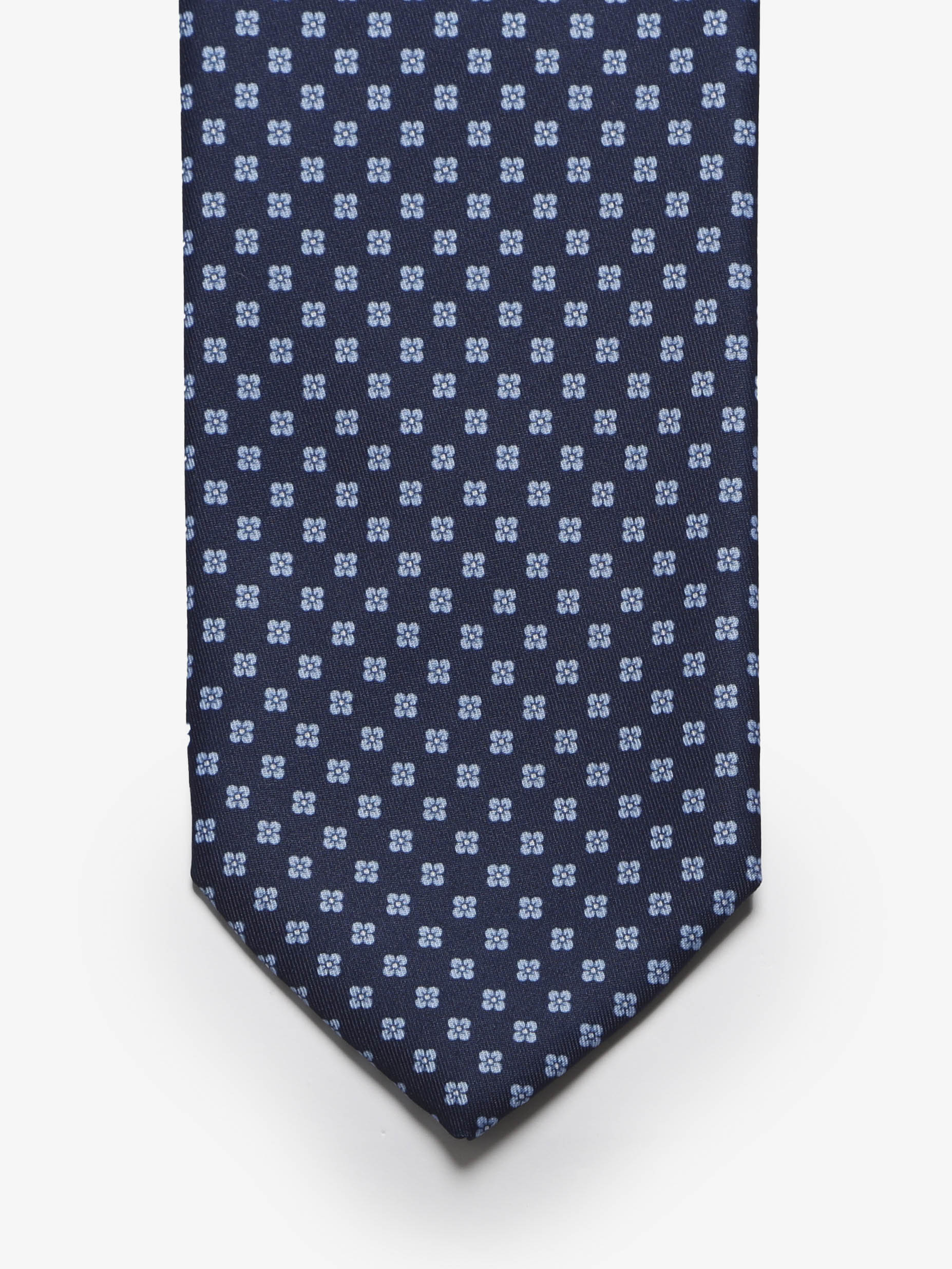 Cravatta sartoriale 5 pieghe - Blu