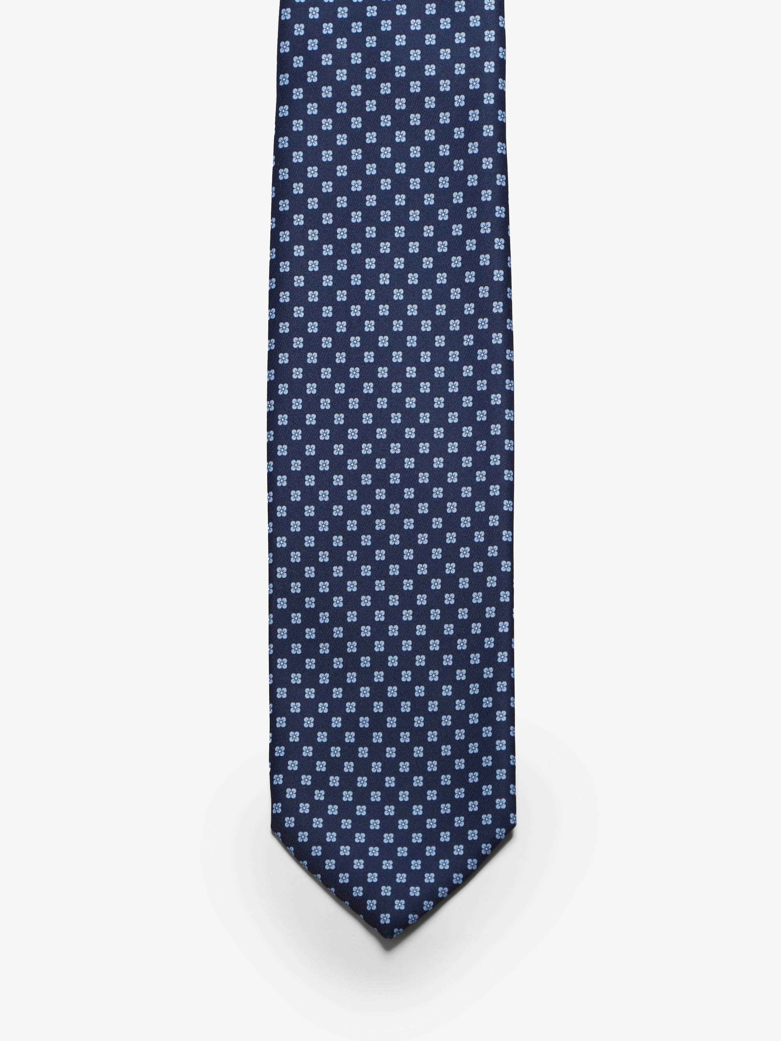 Cravatta sartoriale 5 pieghe - Blu - Comella Sartoria