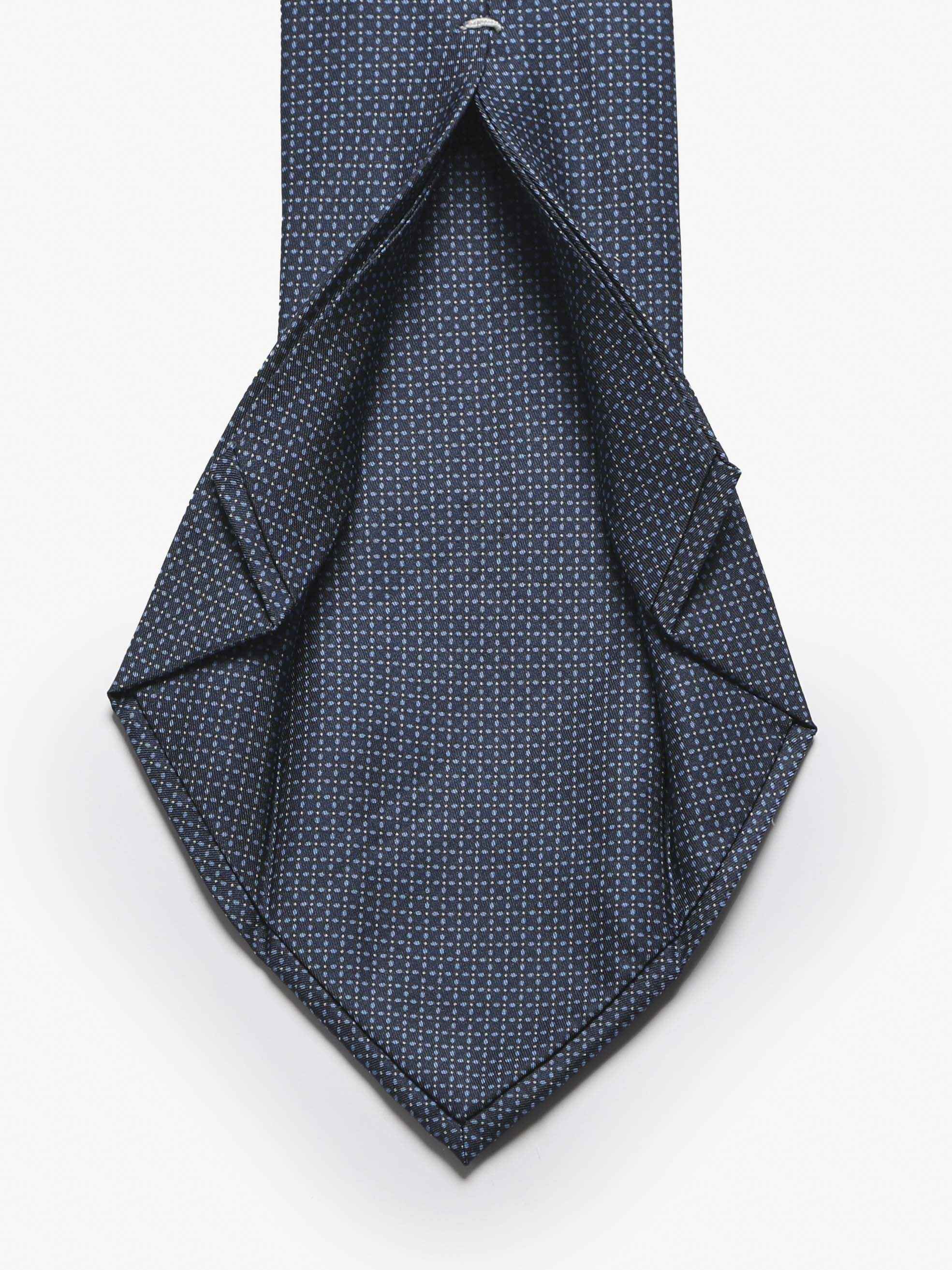 Cravatta sartoriale 5 pieghe - Blu - Comella Sartoria