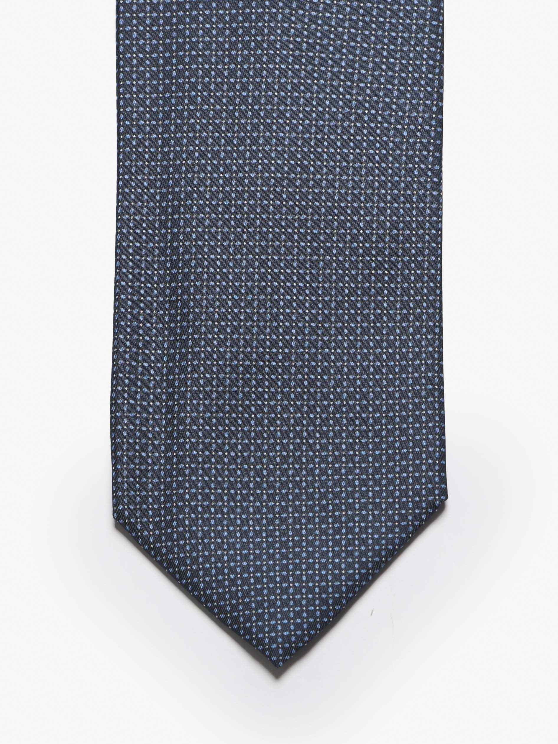 Cravatta sartoriale 5 pieghe - Blu - Comella Sartoria