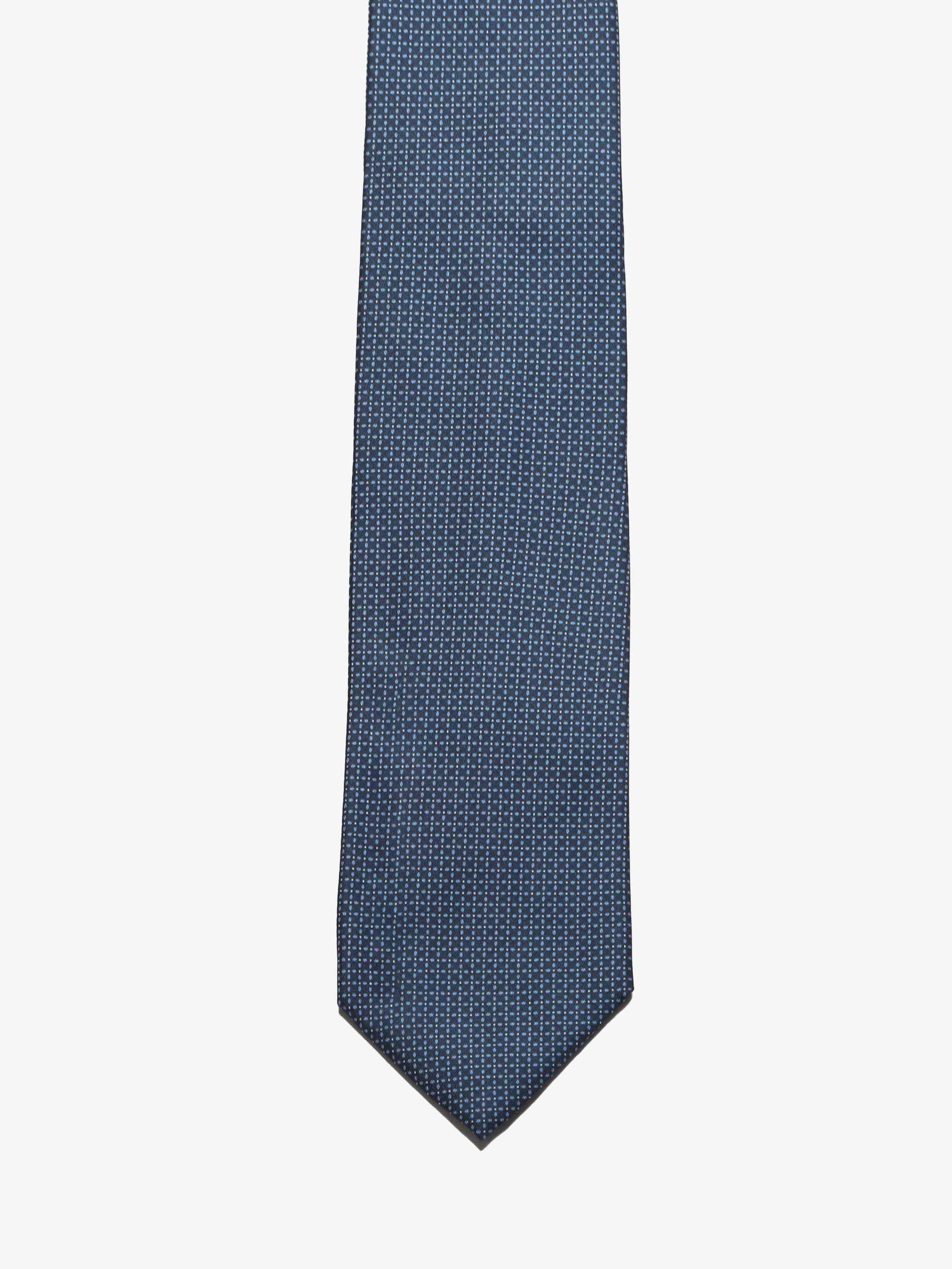 Cravatta sartoriale 5 pieghe - Blu - Comella Sartoria