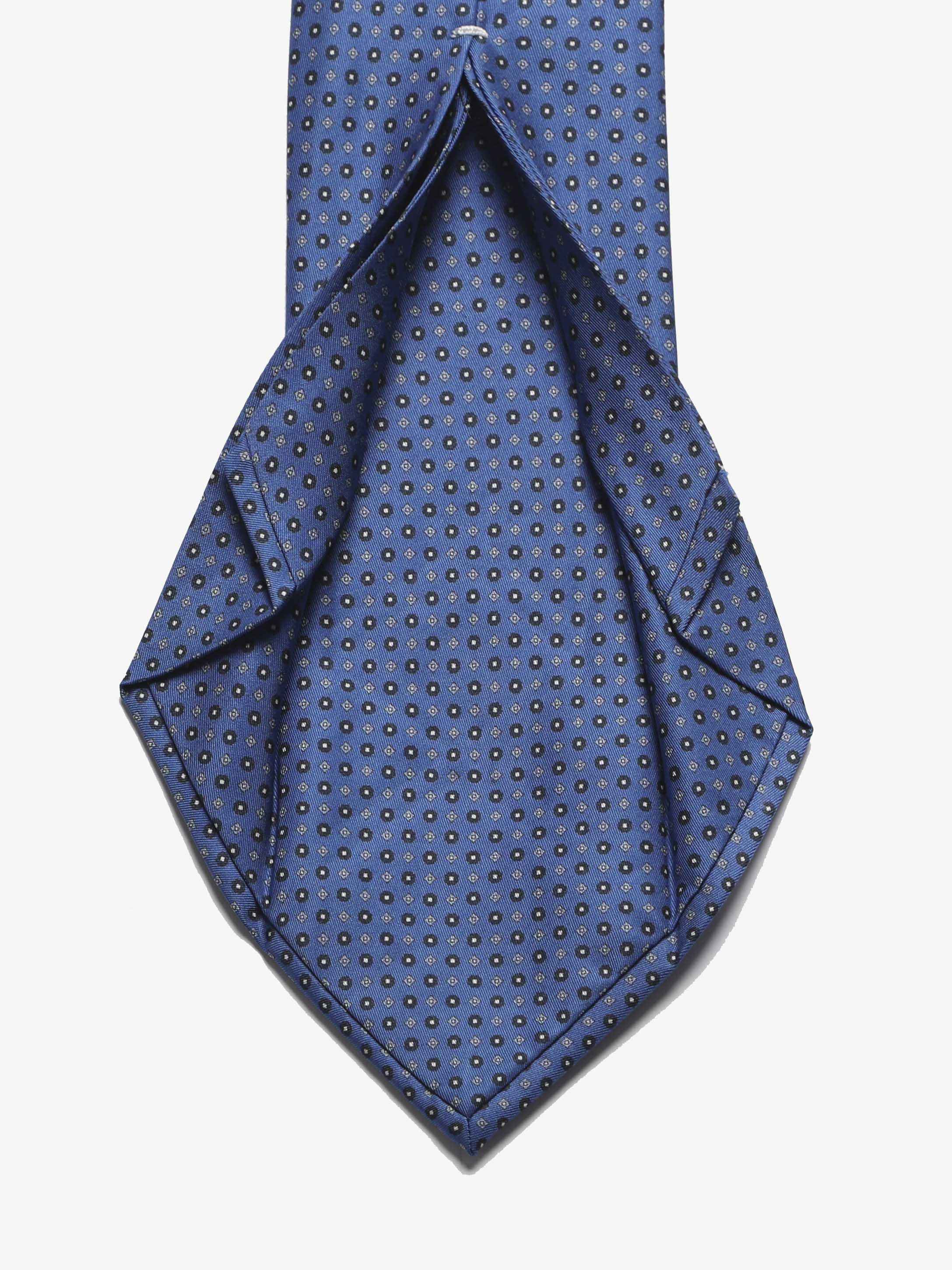 Cravatta sartoriale 5 pieghe - Blu - Comella Sartoria