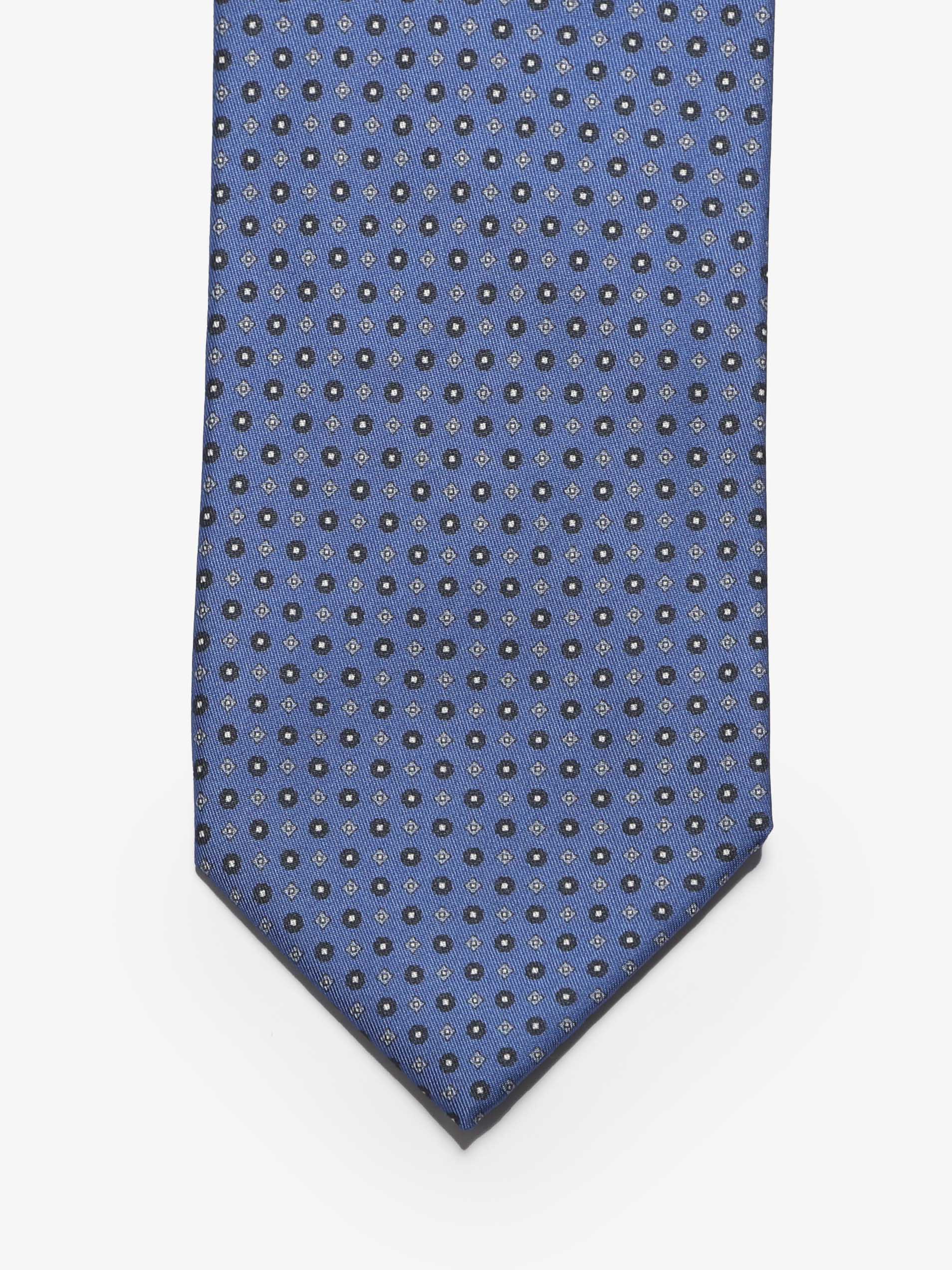 Cravatta sartoriale 5 pieghe - Blu