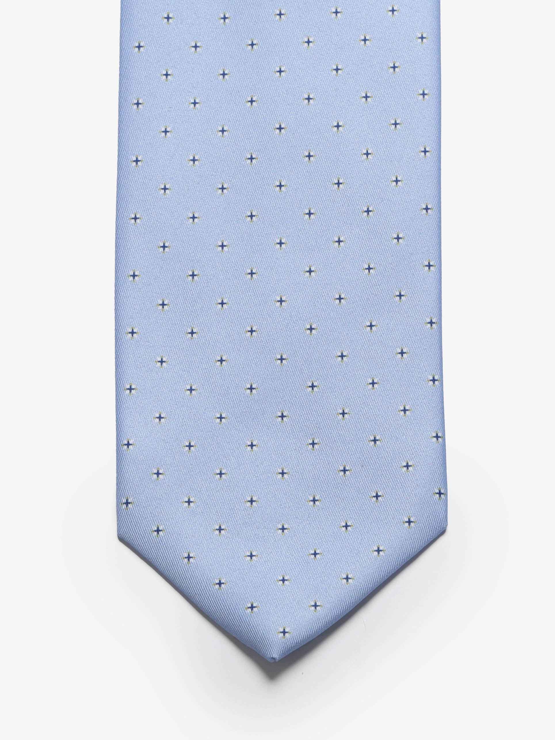 Cravatta sartoriale 5 pieghe - Azzurro - Comella Sartoria