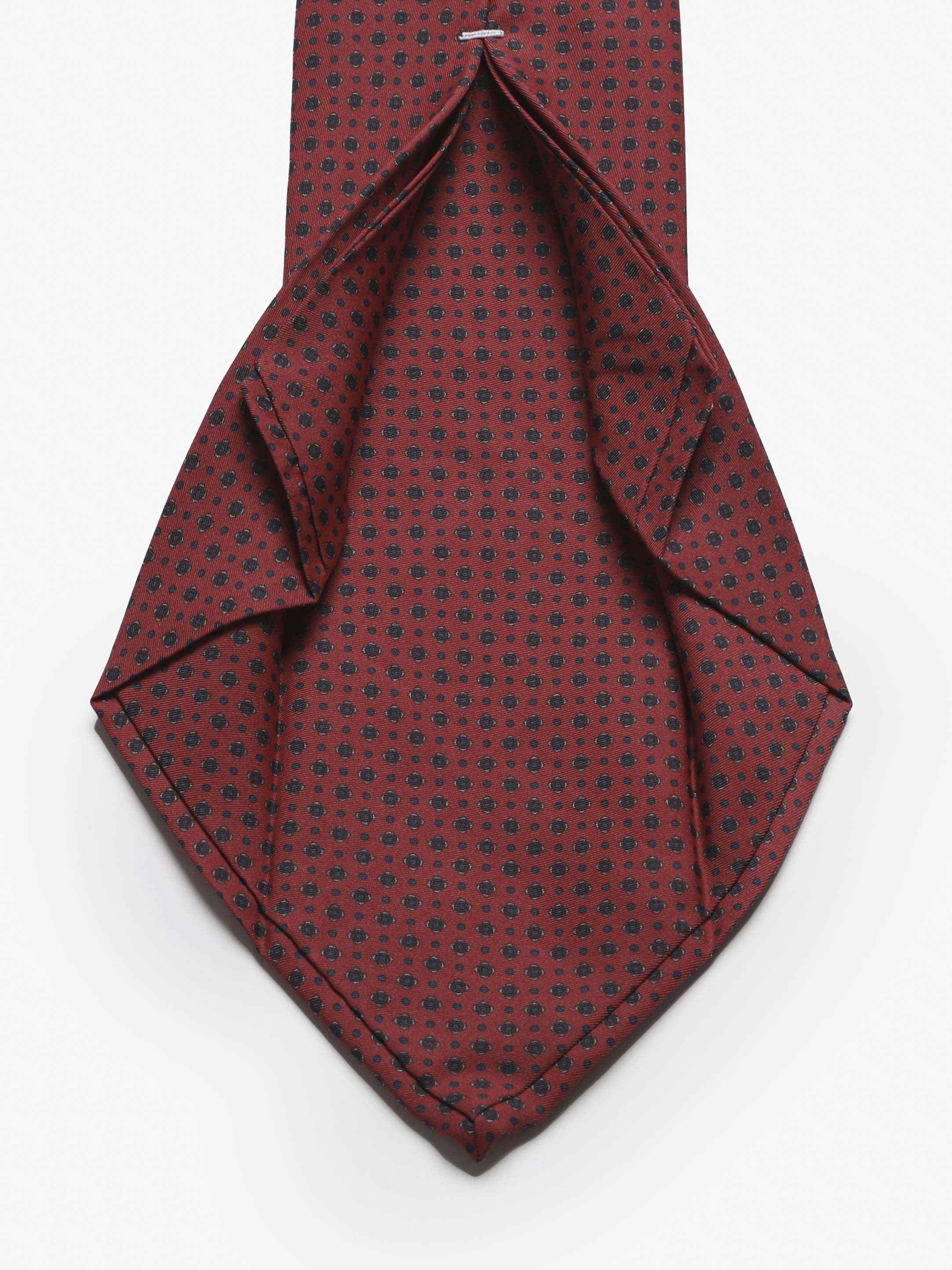 Cravatta sartoriale 5 pieghe - Rosso - Comella Sartoria