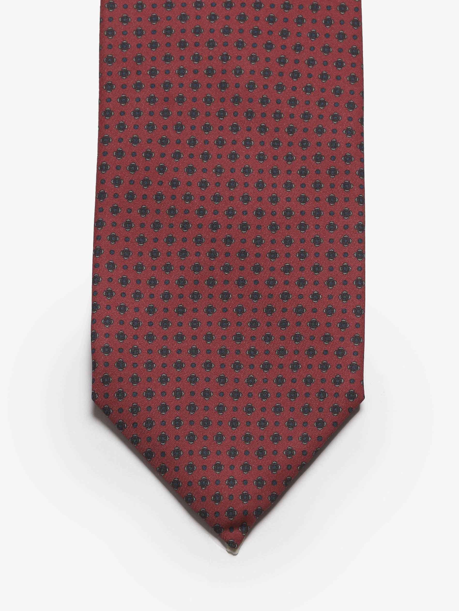 Cravatta sartoriale 5 pieghe - Rosso - Comella Sartoria