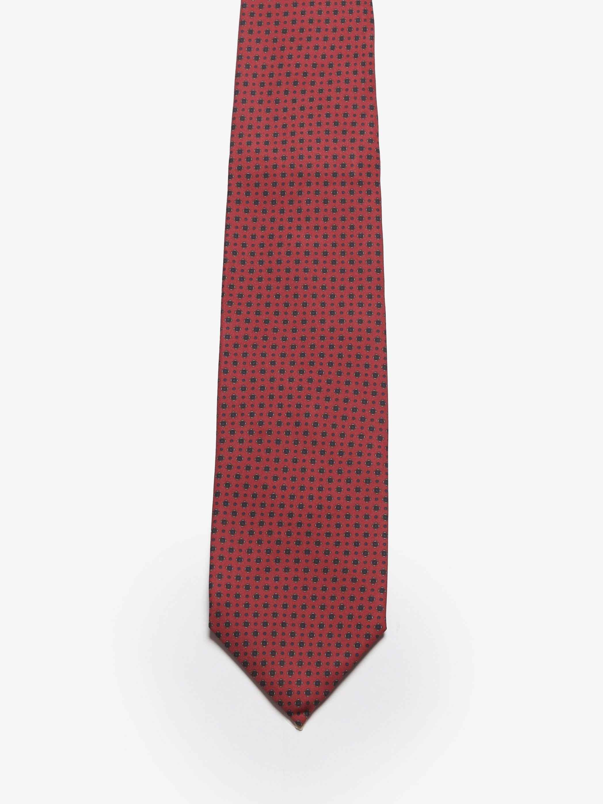 Cravatta sartoriale 5 pieghe - Rosso - Comella Sartoria