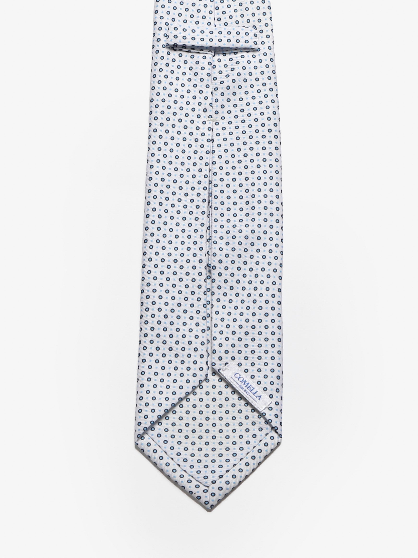 Cravatta sartoriale 5 pieghe - Bianco