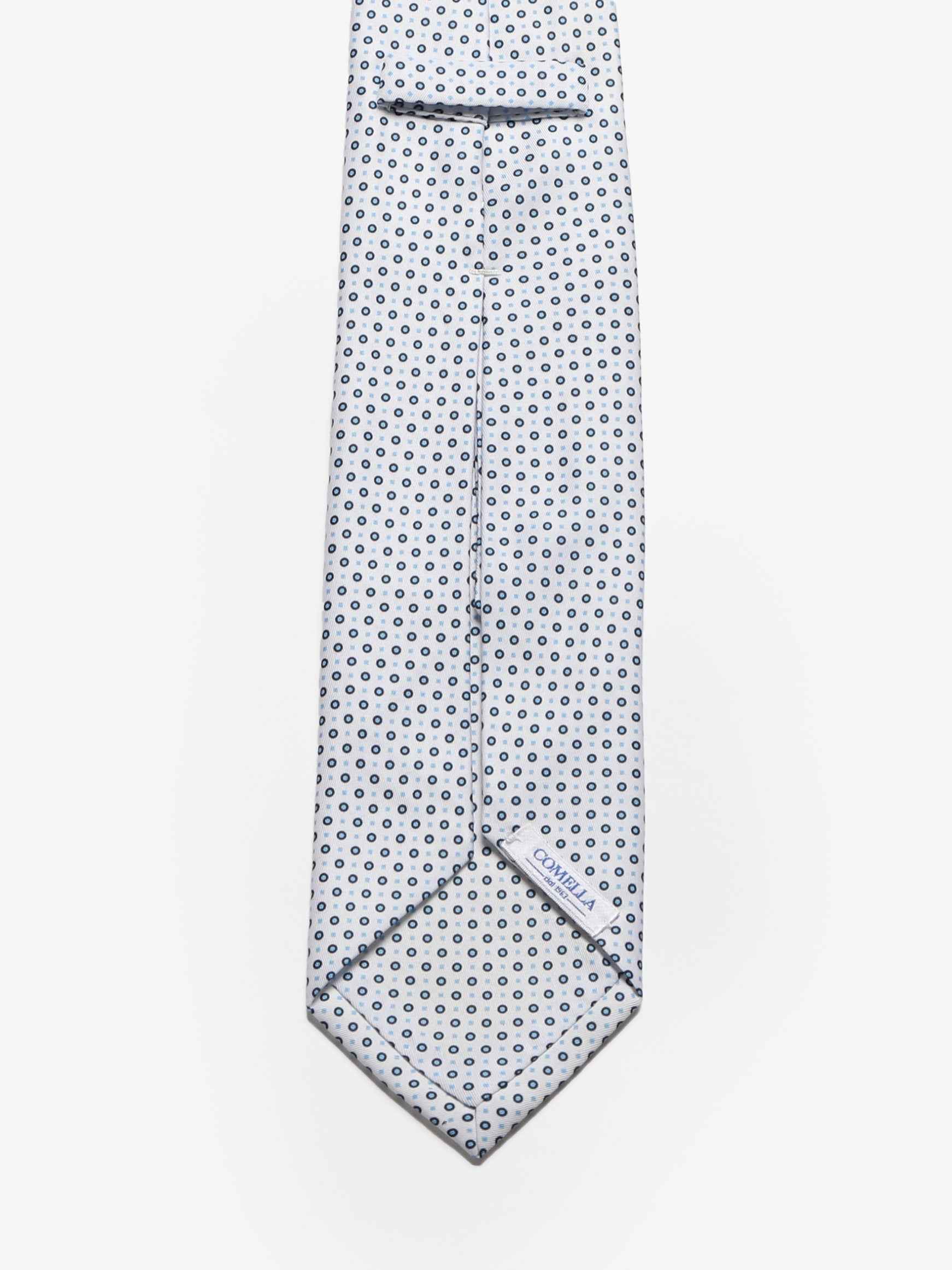 Cravatta sartoriale 5 pieghe - Bianco - Comella Sartoria