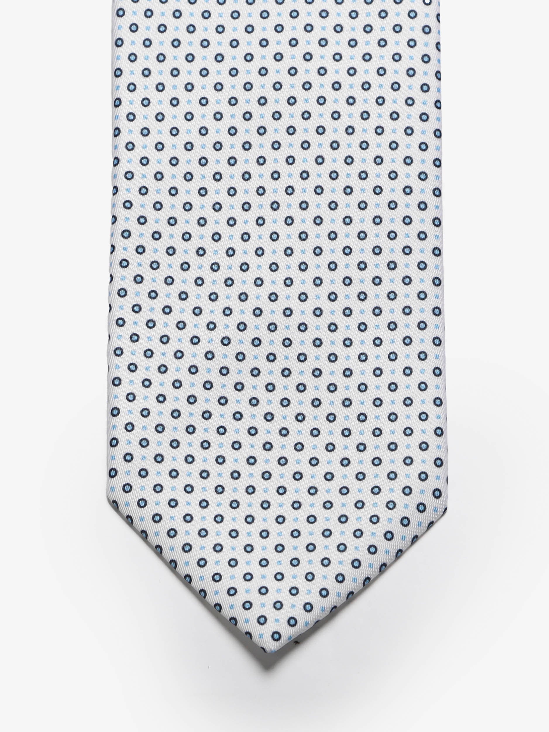 Cravatta sartoriale 5 pieghe - Bianco