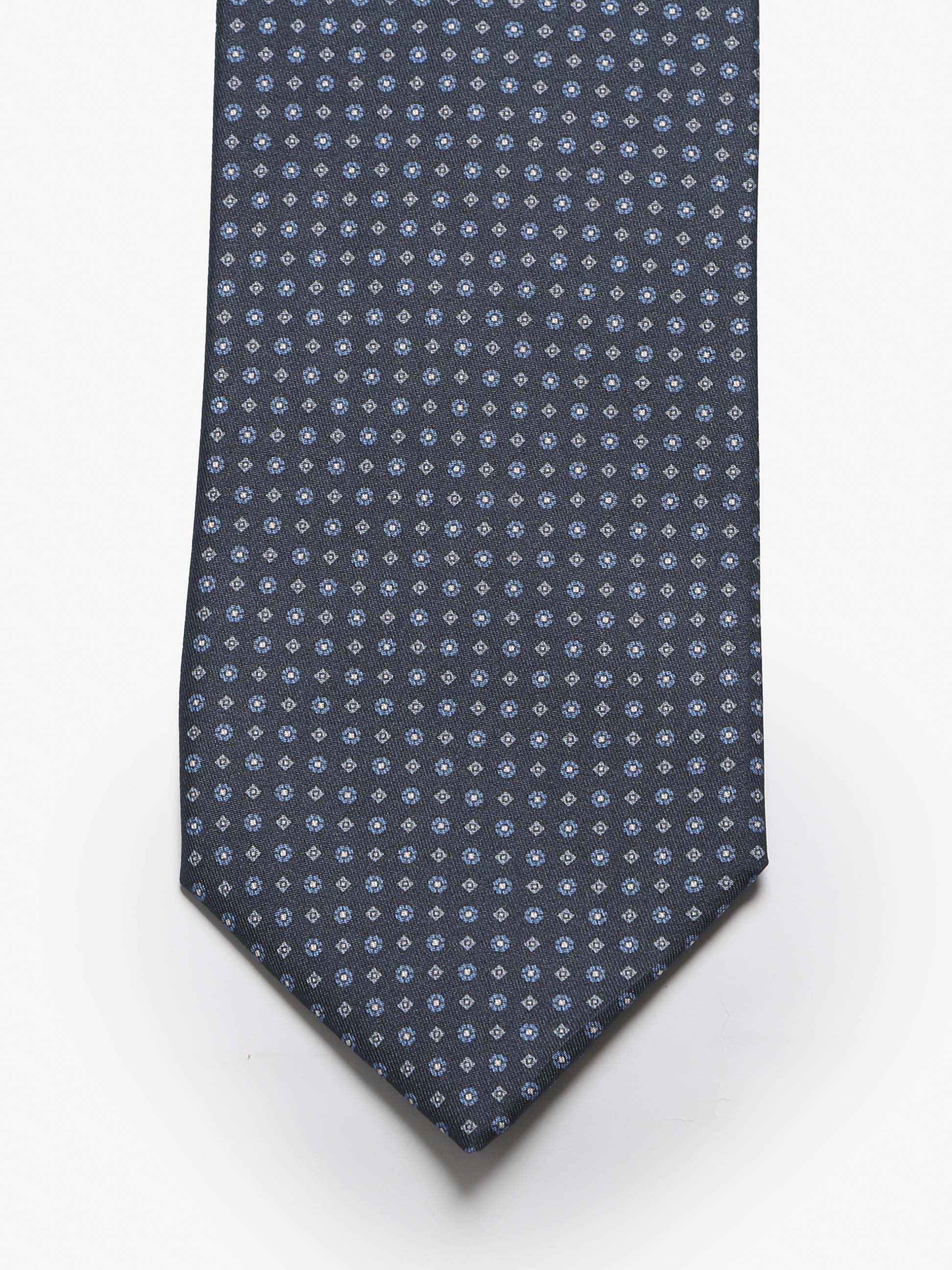 Cravatta sartoriale 5 pieghe - Blu - Comella Sartoria