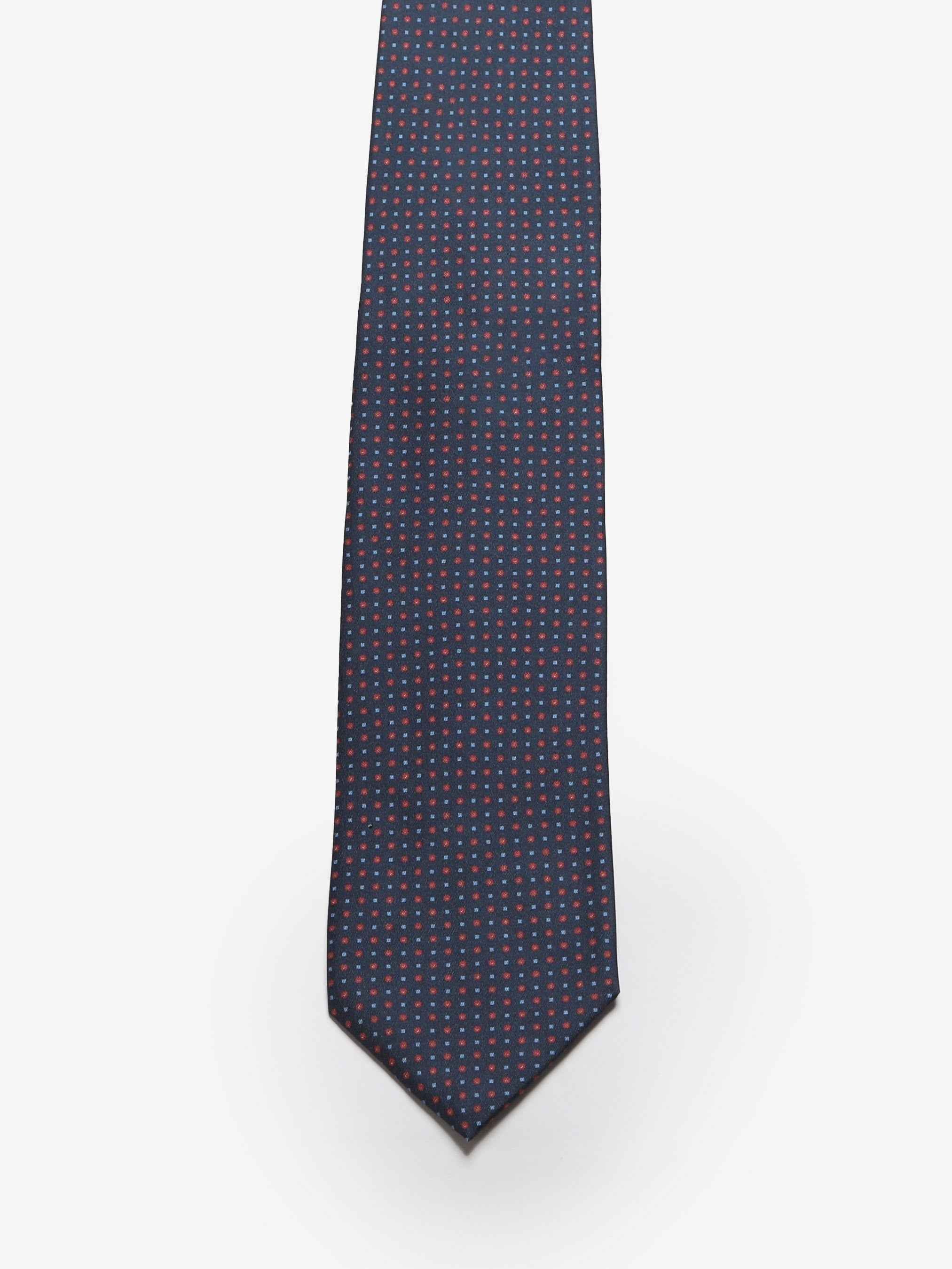 Cravatta sartoriale 5 pieghe - Blu - Comella Sartoria