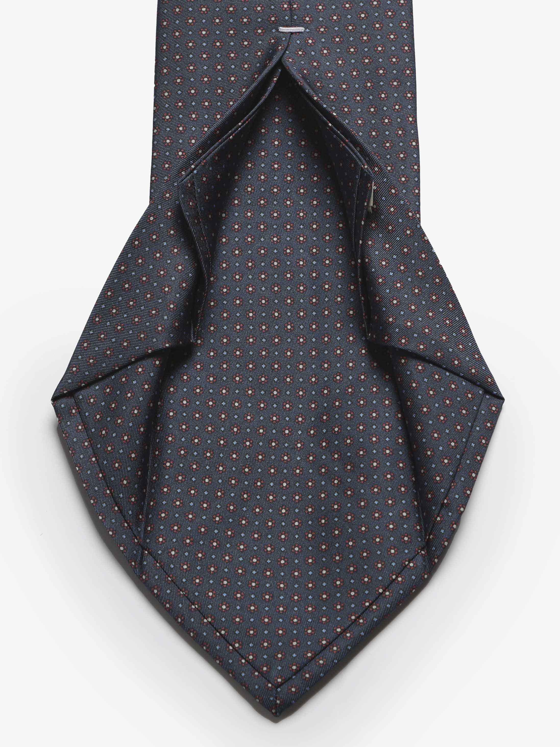 Cravatta sartoriale 5 pieghe - Blu Scuro - Comella Sartoria