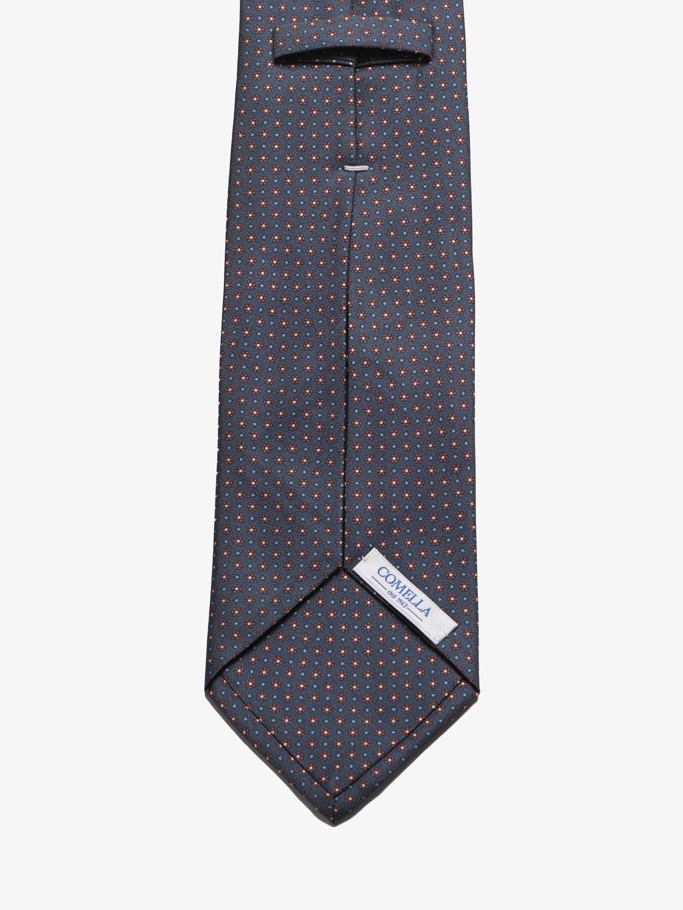 Cravatta sartoriale 5 pieghe - Blu Scuro