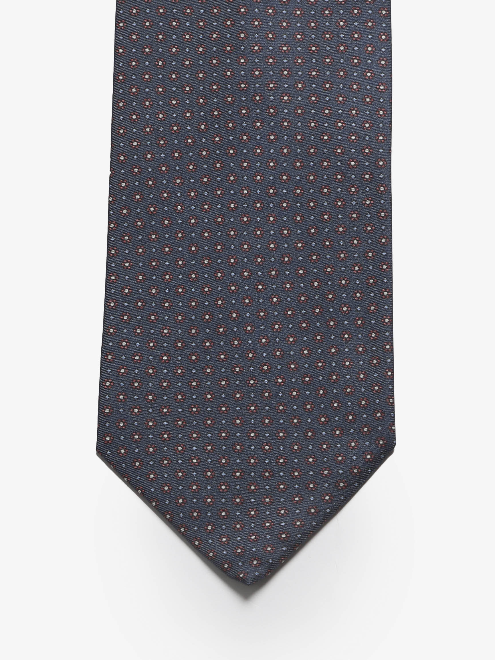 Cravatta sartoriale 5 pieghe - Blu Scuro
