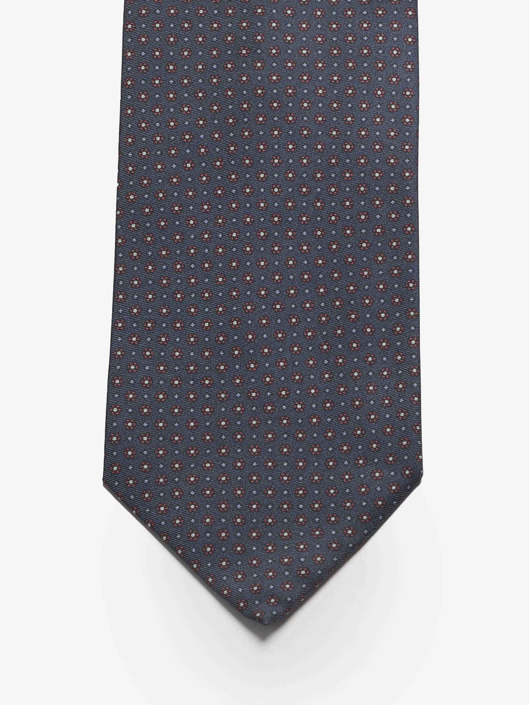 Cravatta sartoriale 5 pieghe - Blu Scuro - Comella Sartoria