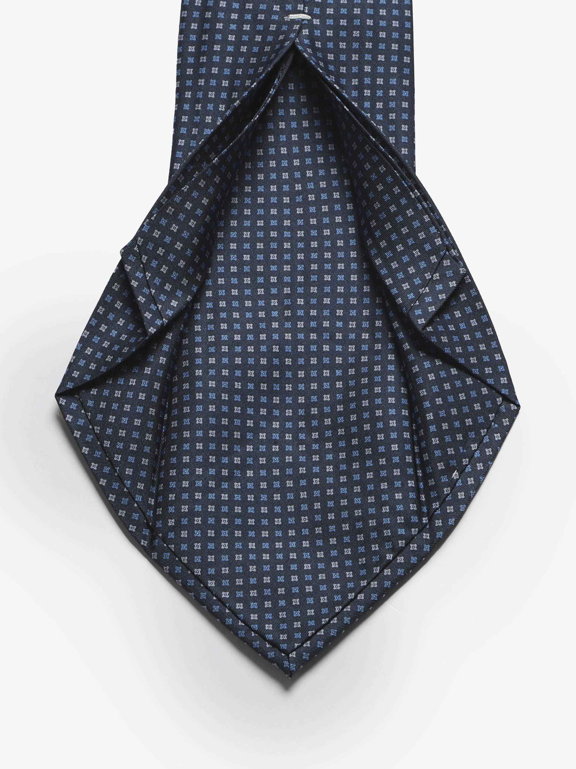 Cravatta sartoriale 5 pieghe - Blu - Comella Sartoria