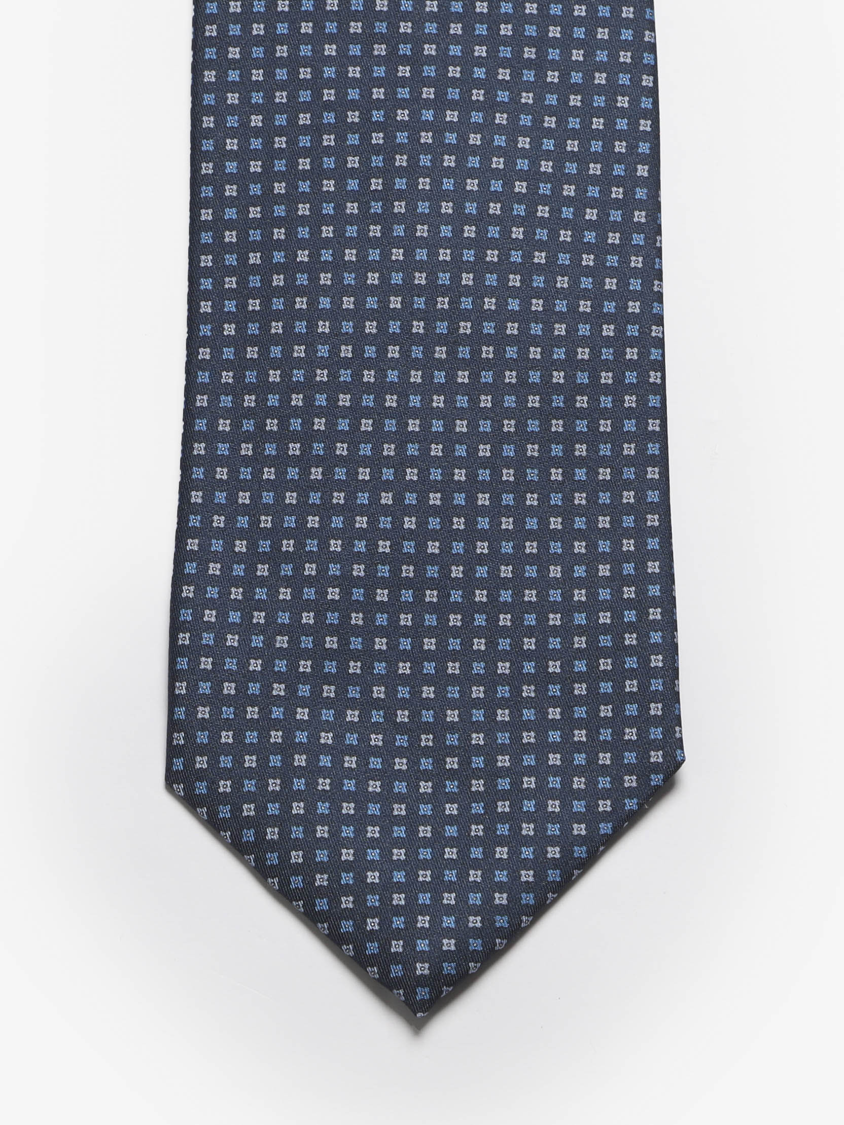 Cravatta sartoriale 5 pieghe - Blu