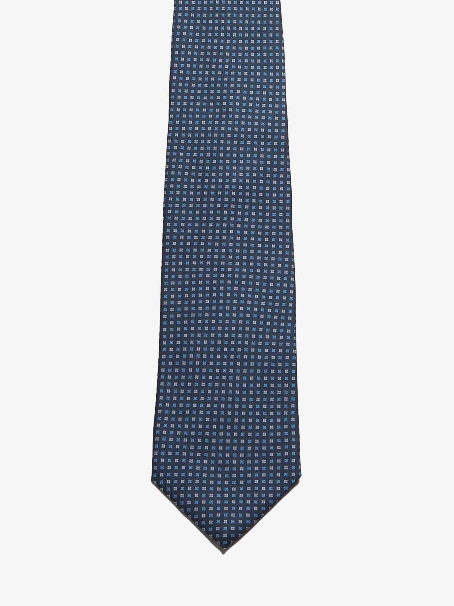 Cravatta sartoriale 5 pieghe - Blu - Comella Sartoria