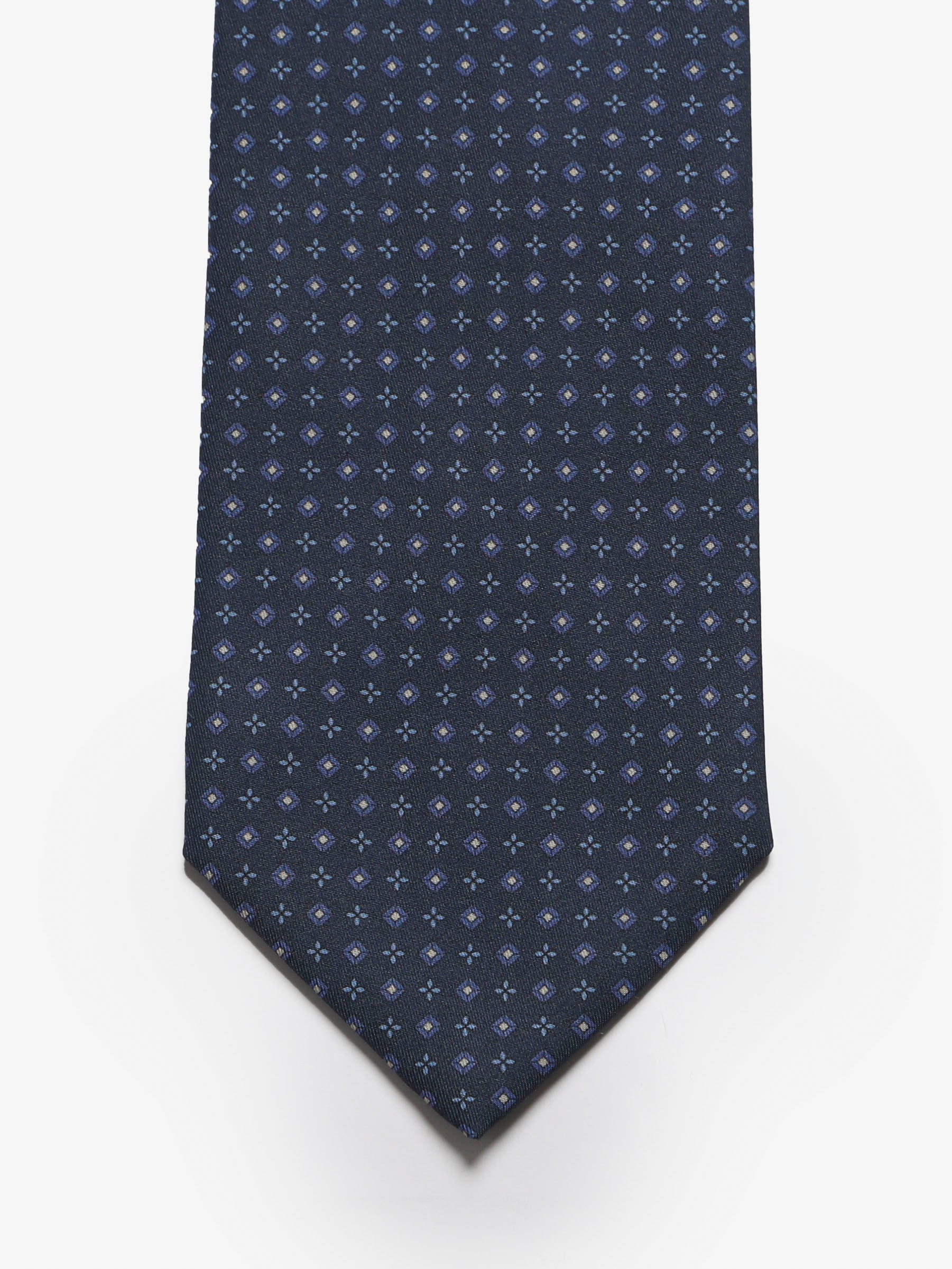 Cravatta sartoriale 5 pieghe - Blu