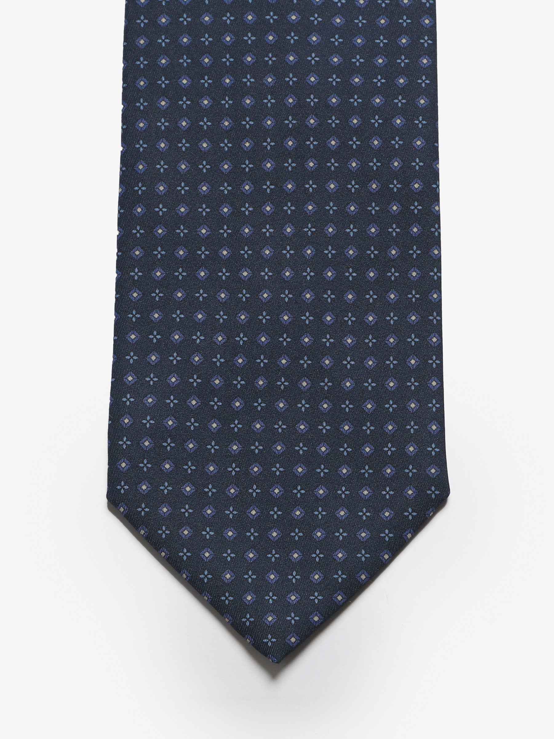 Cravatta sartoriale 5 pieghe - Blu - Comella Sartoria